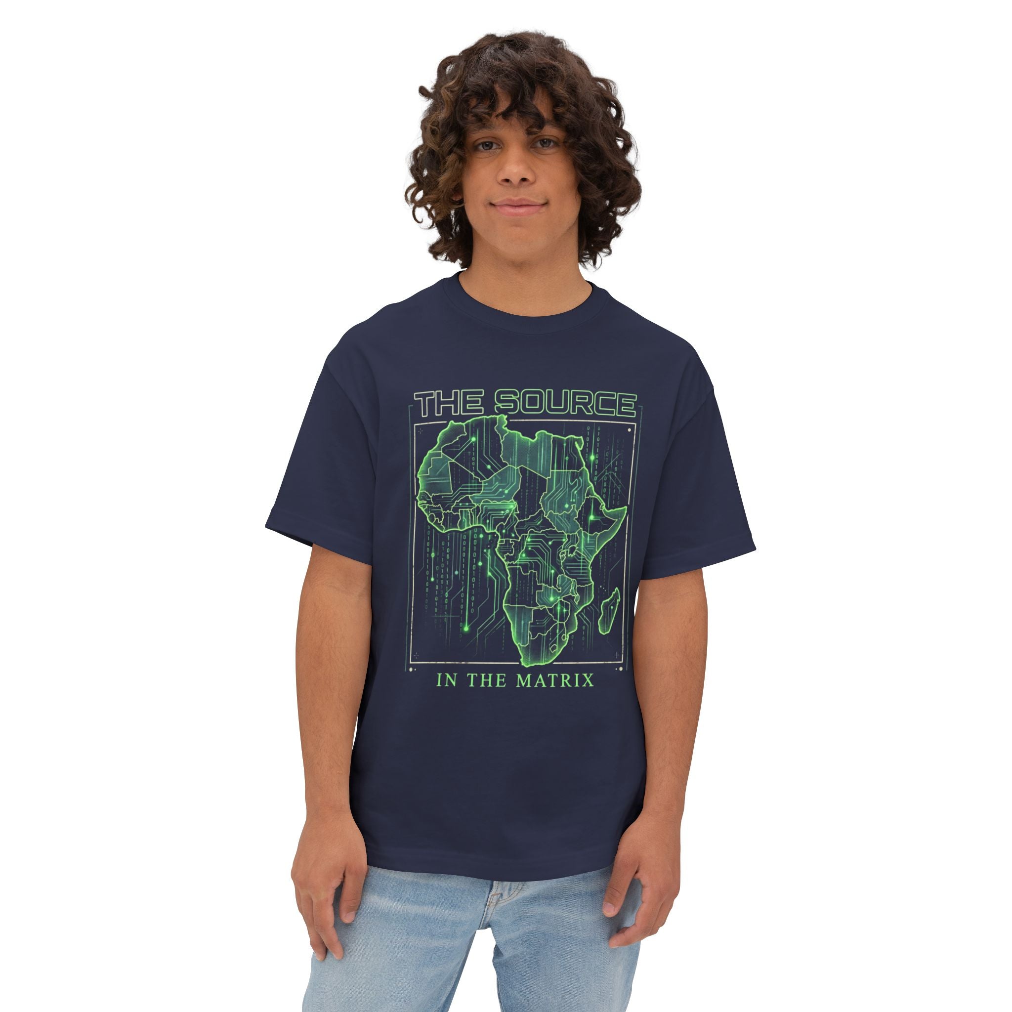 T-Shirt — "The Source: In the Matrix" Africa Tech Graphic Tee