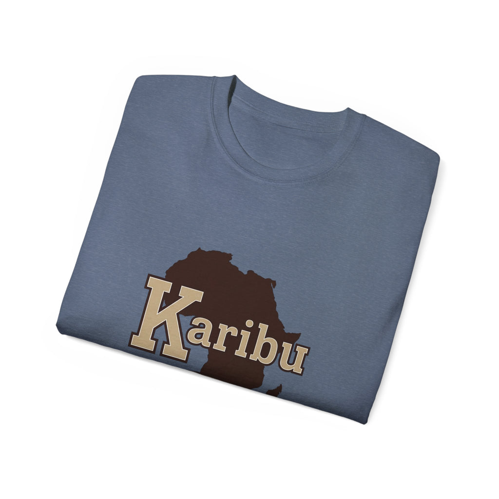 Karibu Africa Map T-Shirt — Est. 2018 Welcome Tee