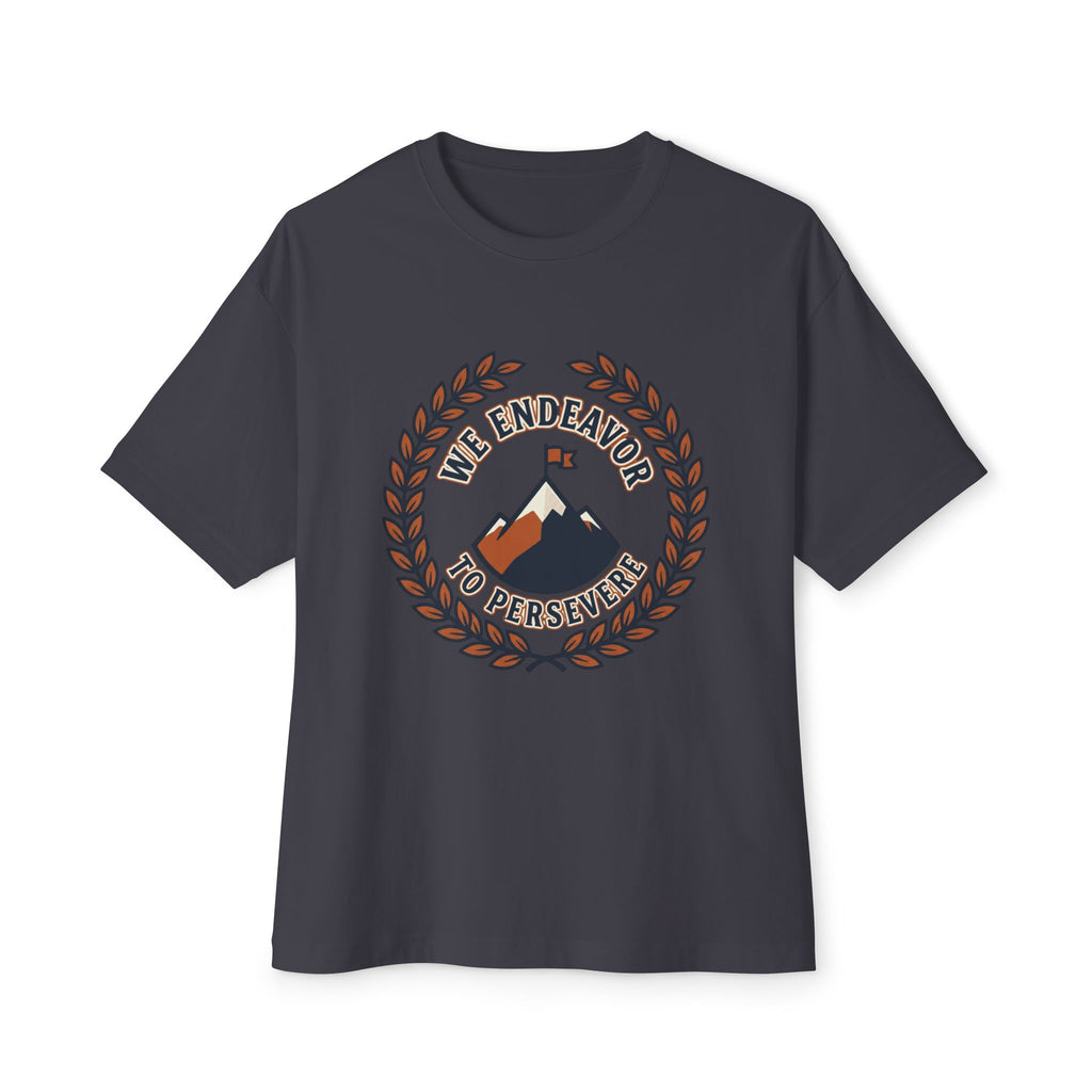 Persevere Mountain Tee — 'We Endeavor to Persevere' Inspirational T-Shirt