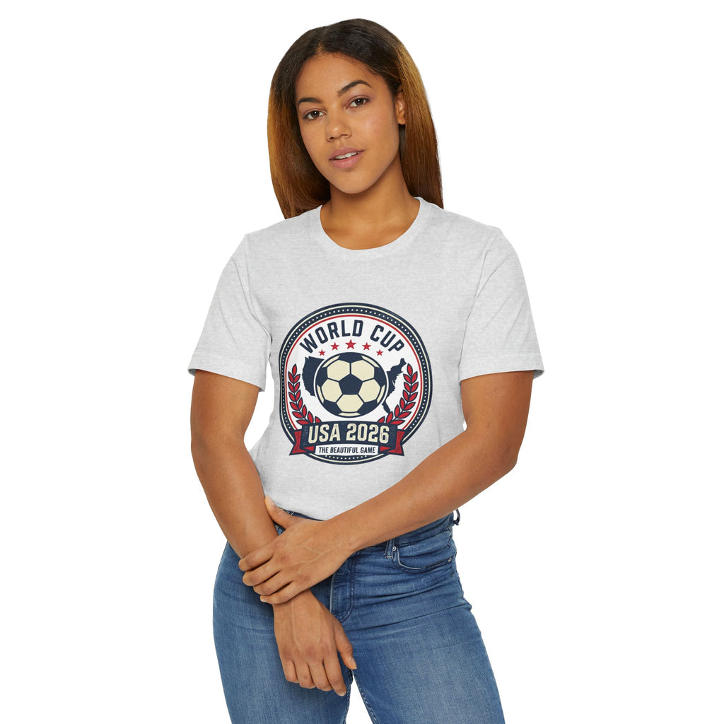 World Cup USA 2026 Soccer T-Shirt – 'The Beautiful Game' Fan Tee