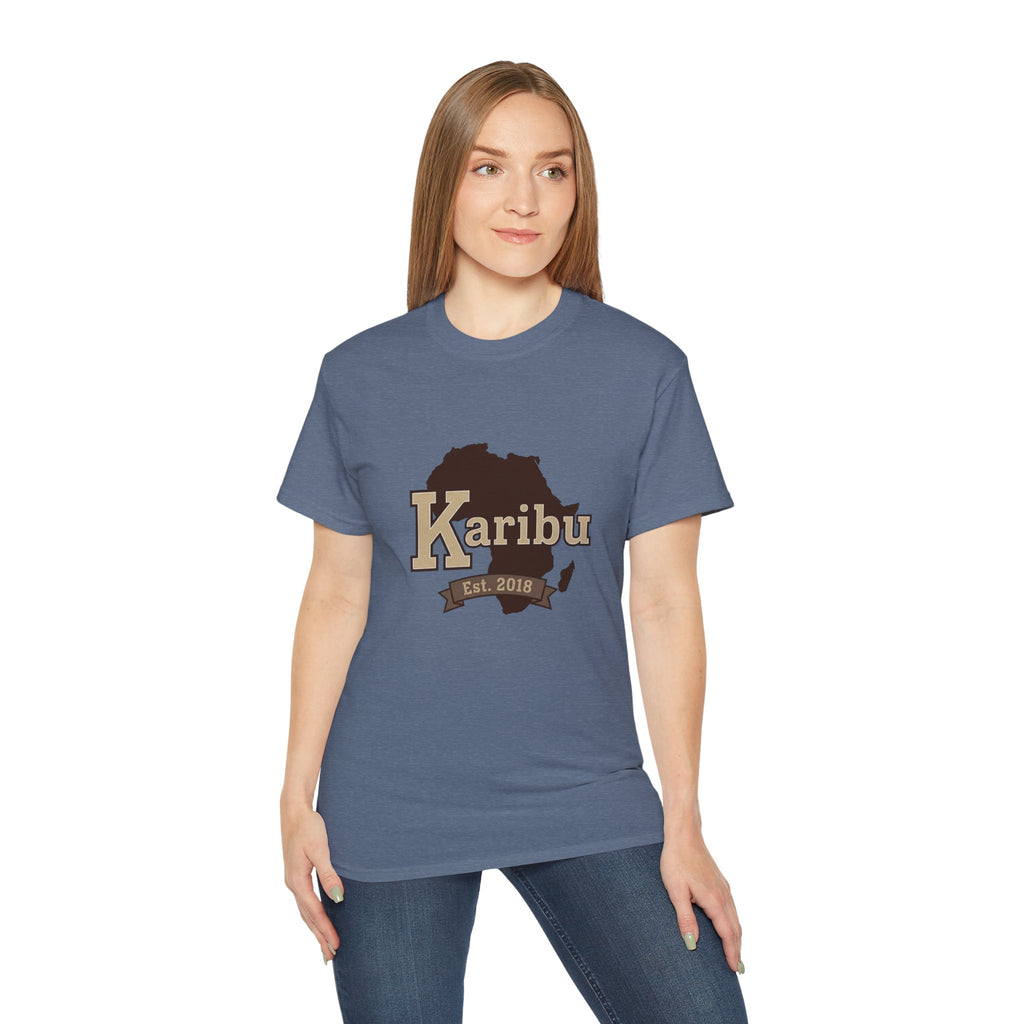 Karibu Africa Map T-Shirt — Est. 2018 Welcome Tee