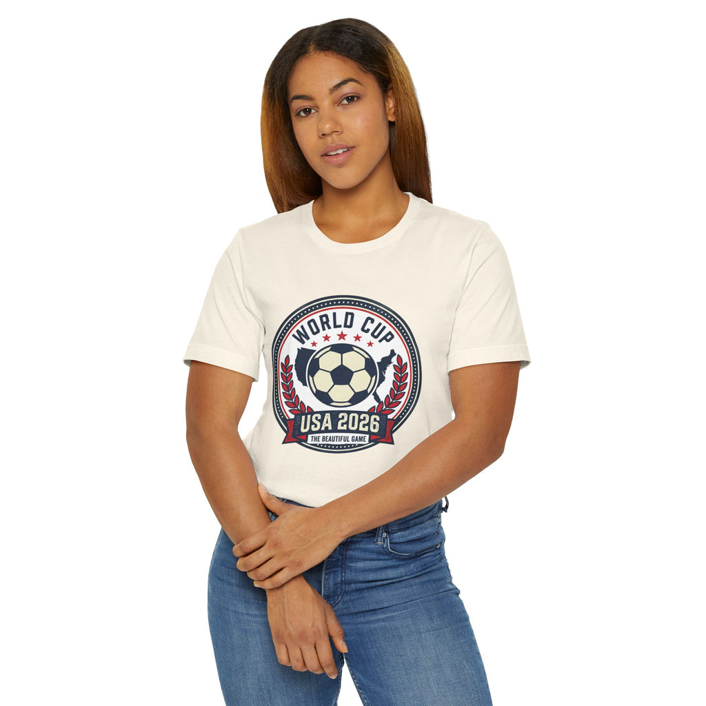 World Cup USA 2026 Soccer T-Shirt – 'The Beautiful Game' Fan Tee