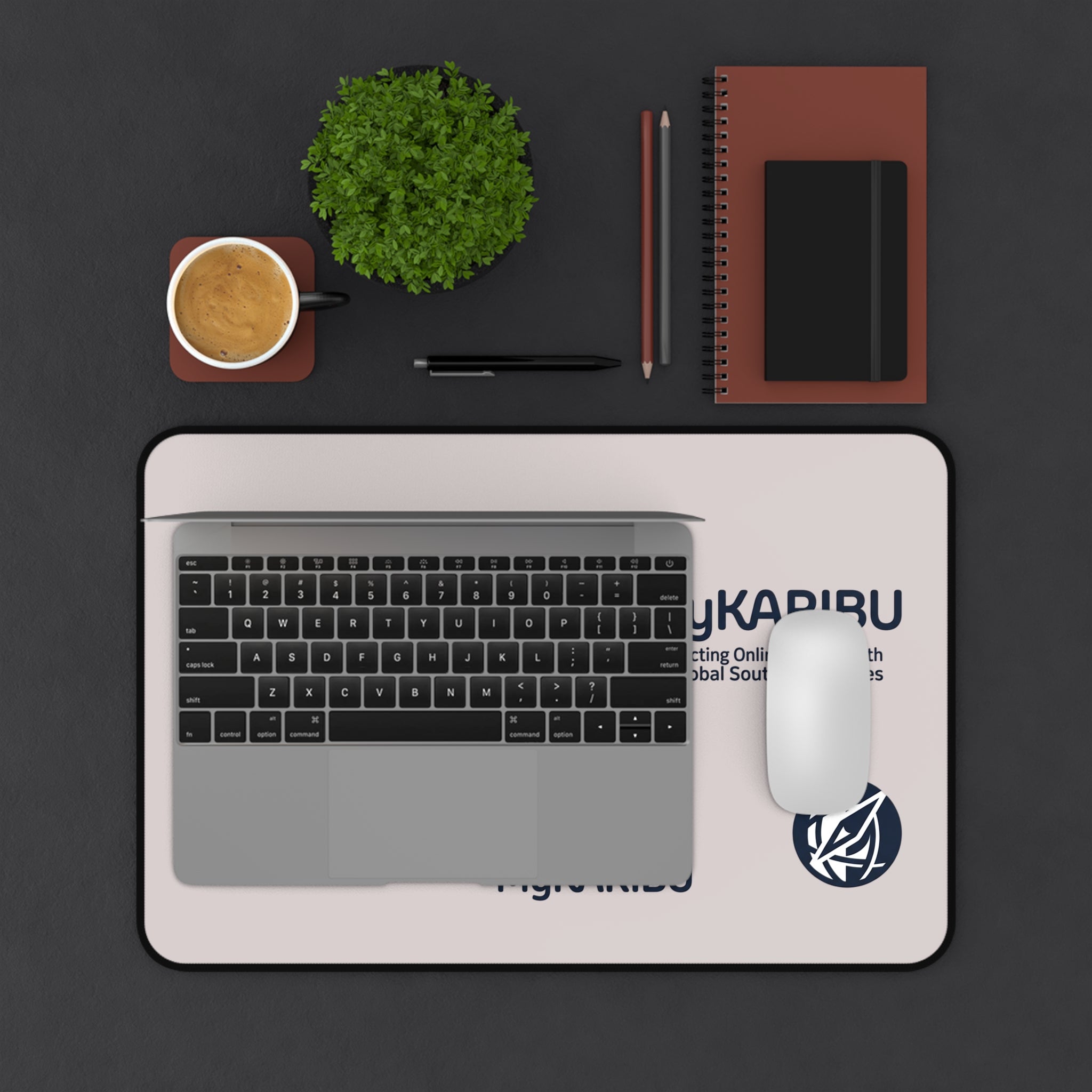 MyKARIBU Branded Desk Mat –  Mouse Pad for Home Office
