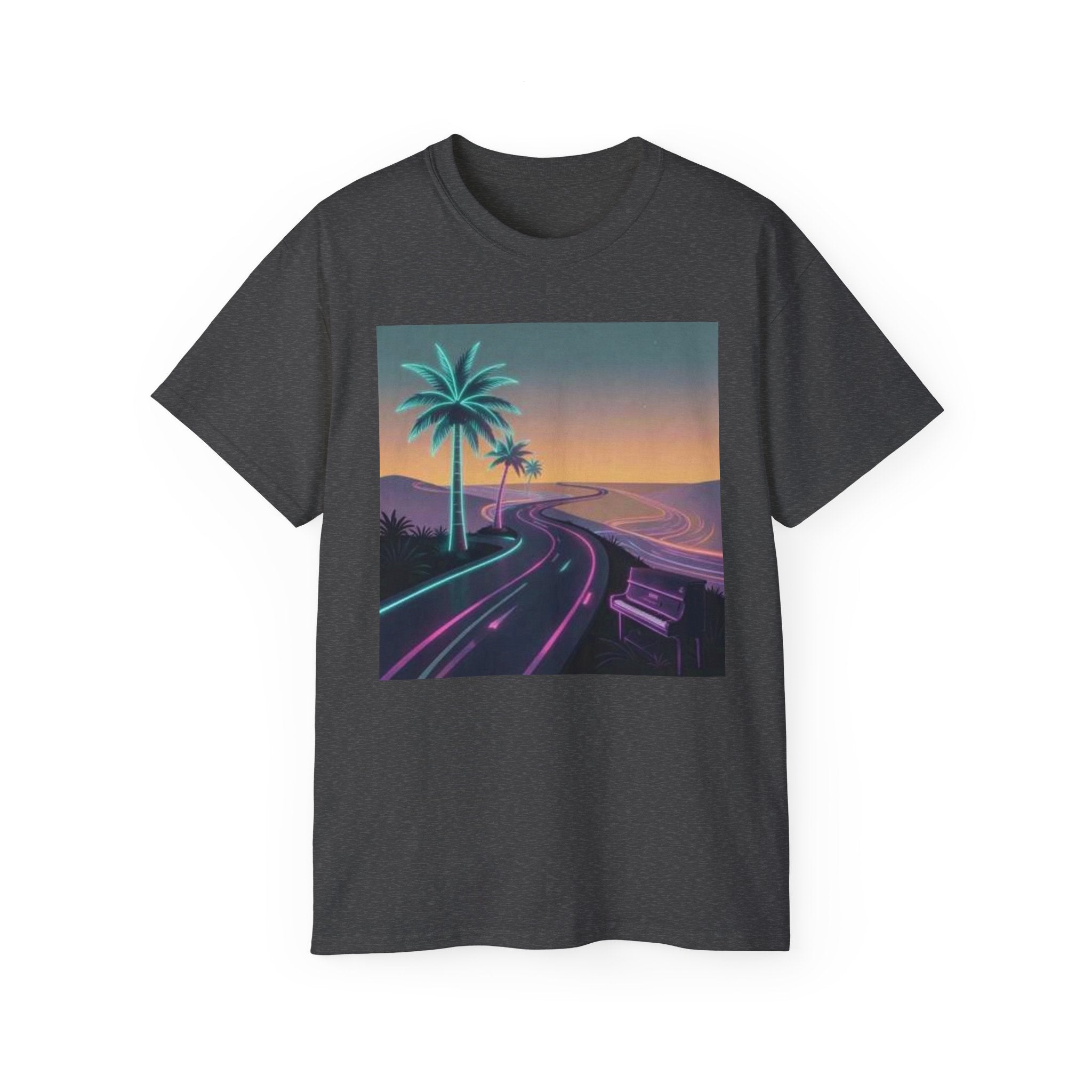 Retro Sunset Road T‑Shirt