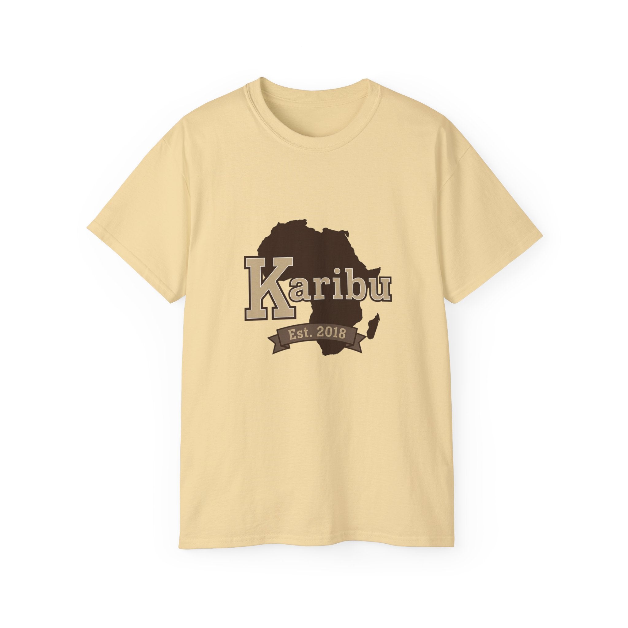 Karibu Africa Map T-Shirt — Est. 2018 Welcome Tee