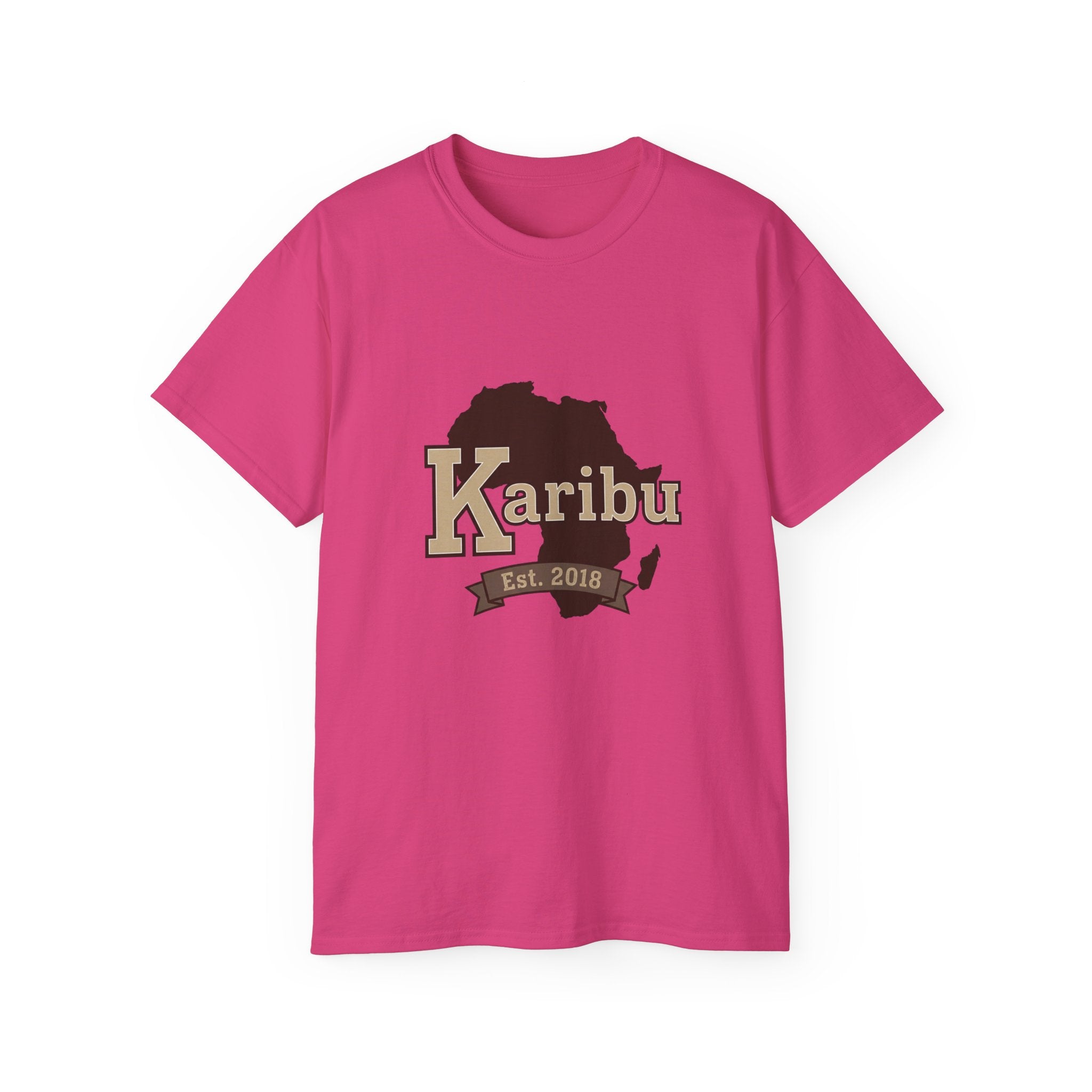 Karibu Africa Map T-Shirt — Est. 2018 Welcome Tee