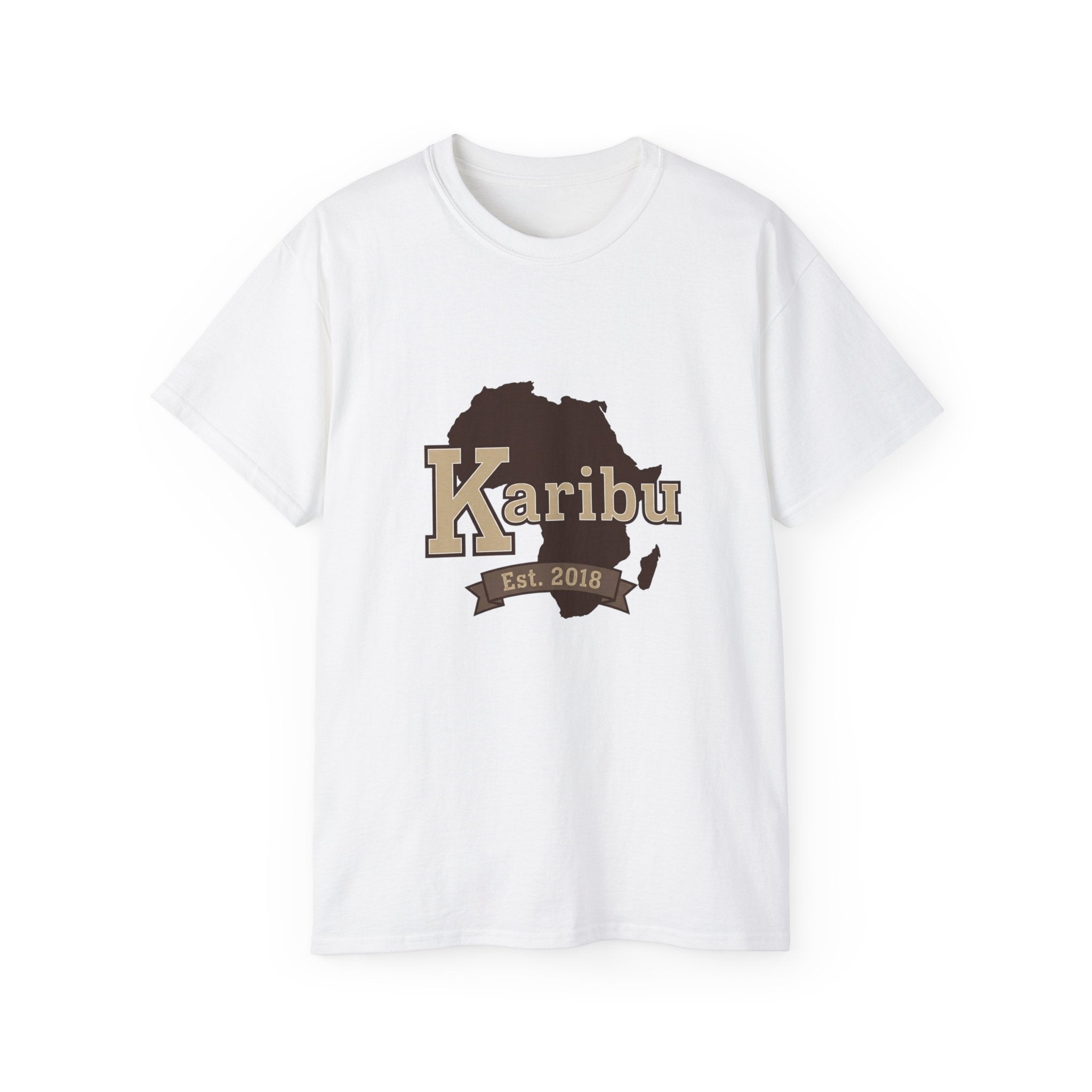 Karibu Africa Map T-Shirt — Est. 2018 Welcome Tee