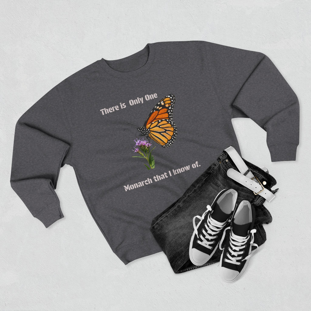 Monarch That I Know Of Sweatshirt — Butterfly Garden Crewneck