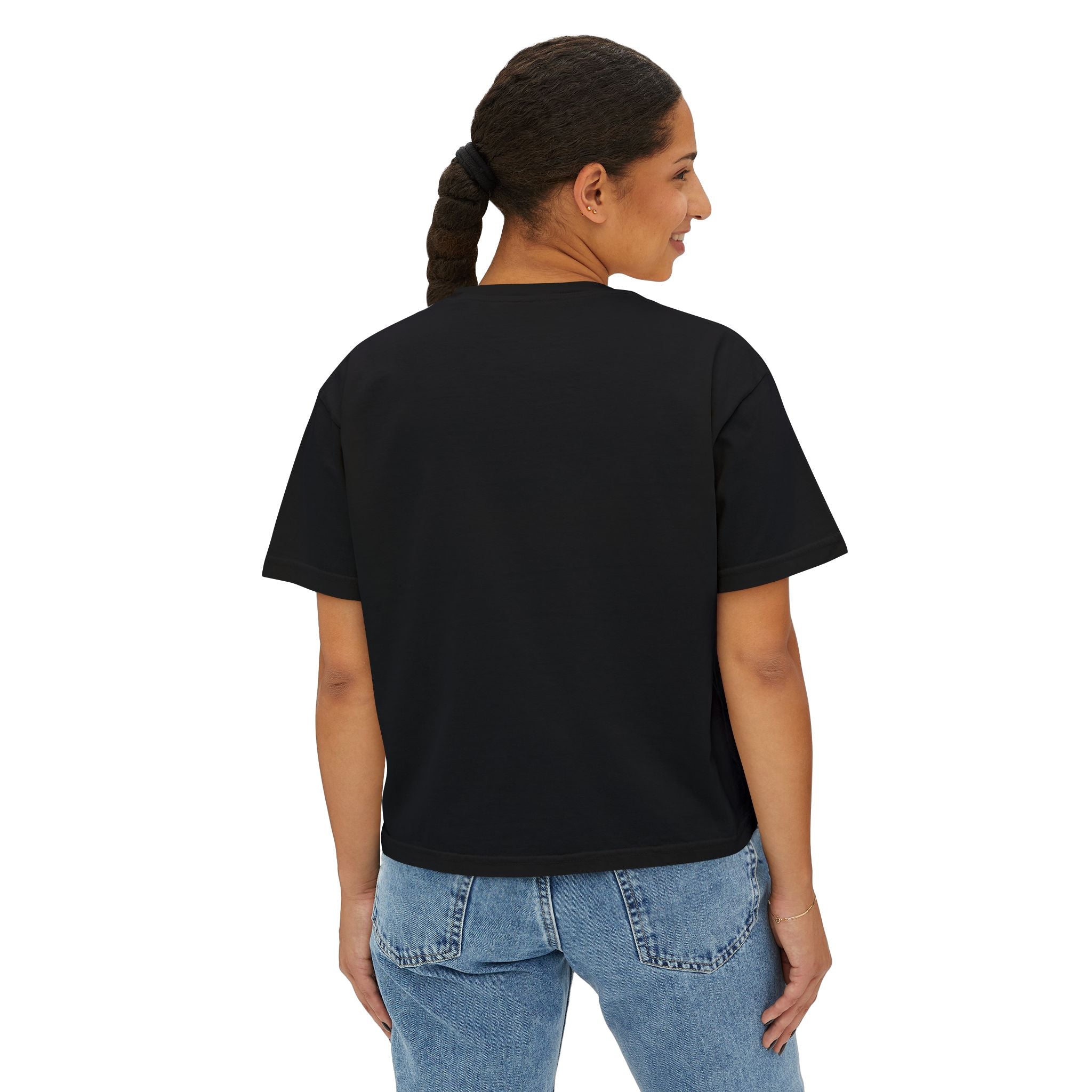 Karibu Africa Boxy Tee – Women's Graphic T-Shirt (Est. 2018)
