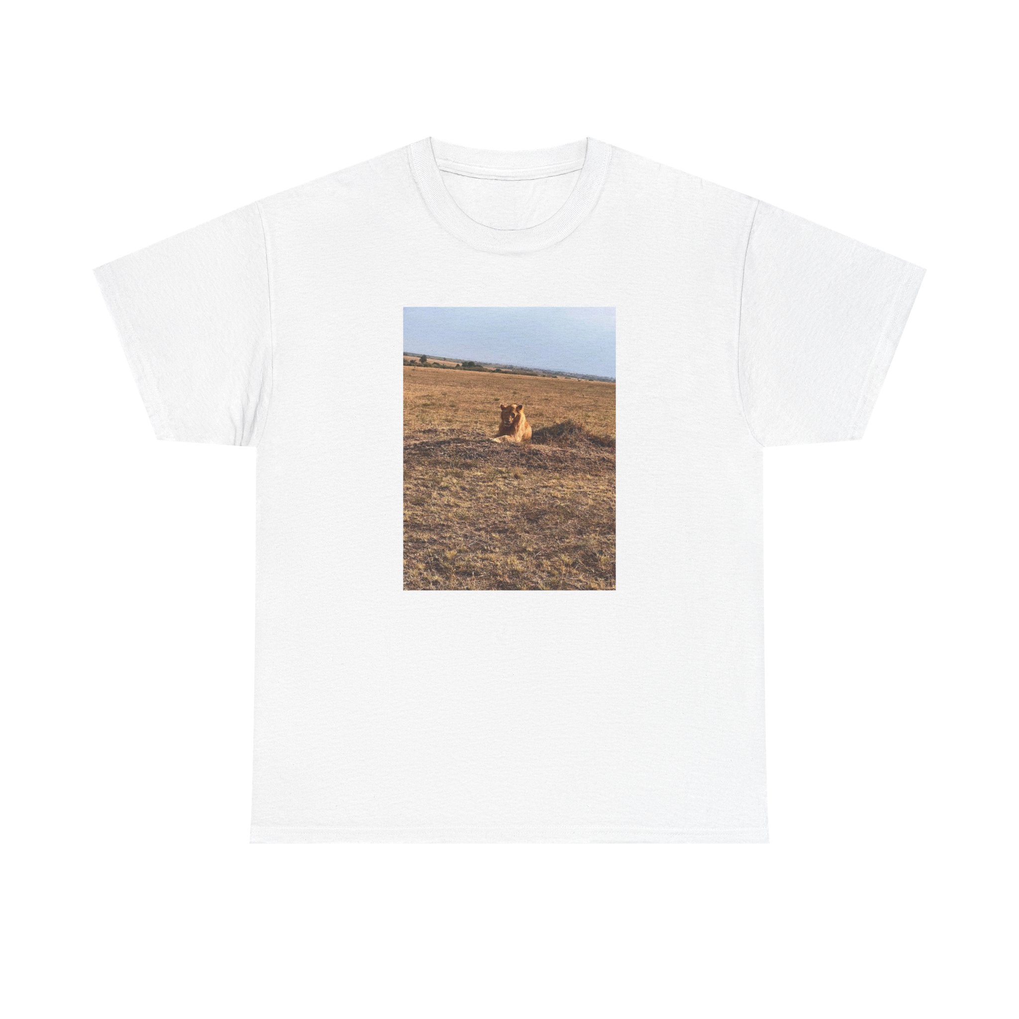 T-Shirt — Vintage Field Photo Tee (Lone Haystack Landscape)