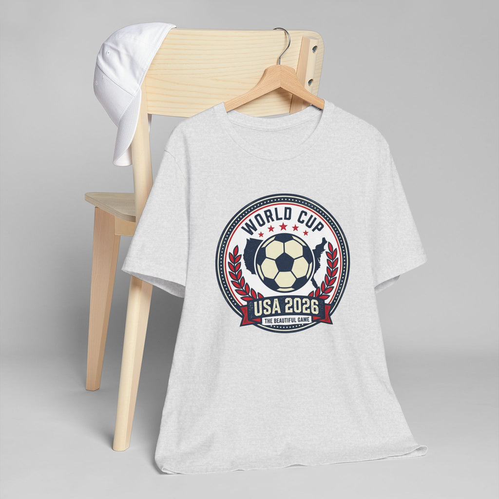 World Cup USA 2026 Soccer T-Shirt – 'The Beautiful Game' Fan Tee