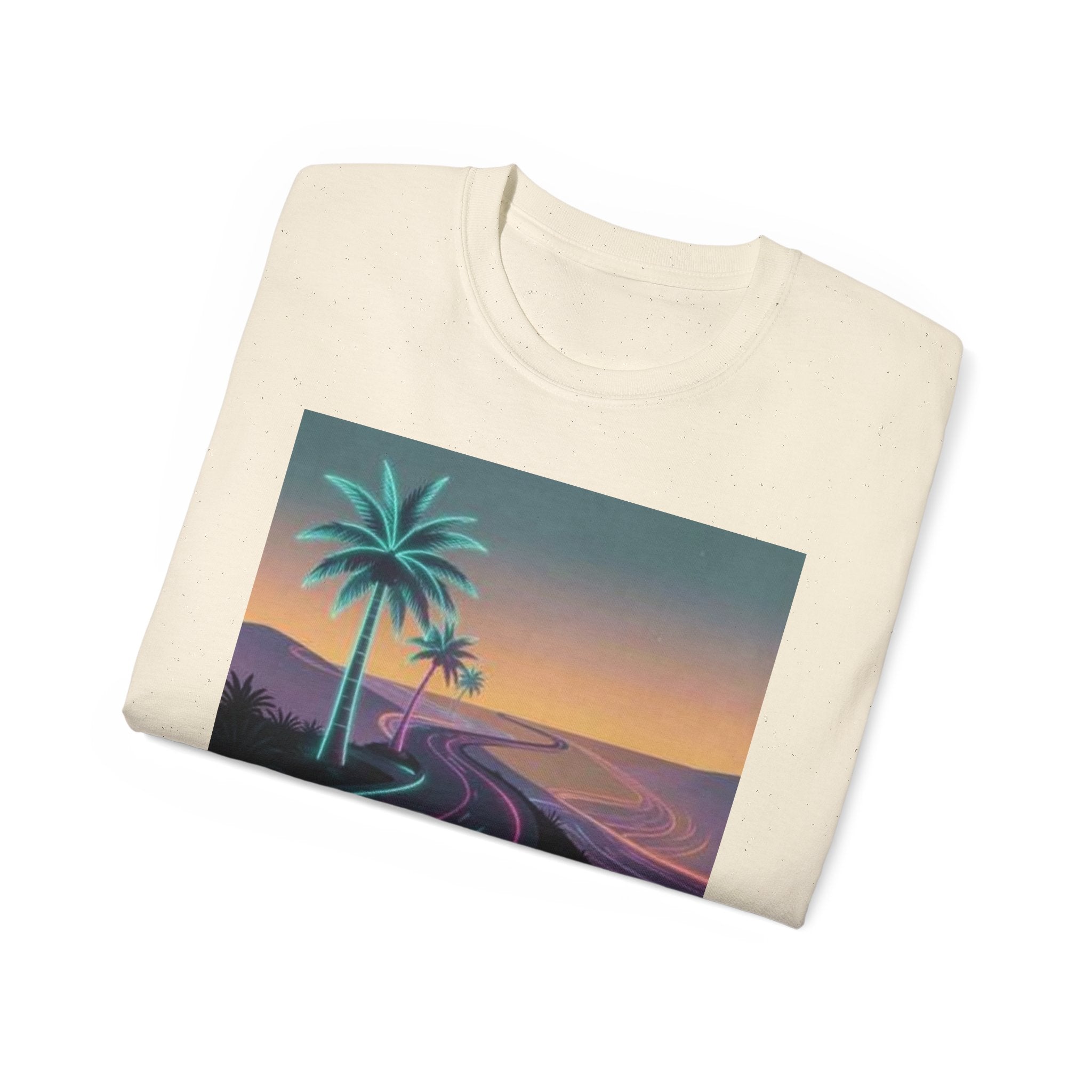 Retro Sunset Road T‑Shirt