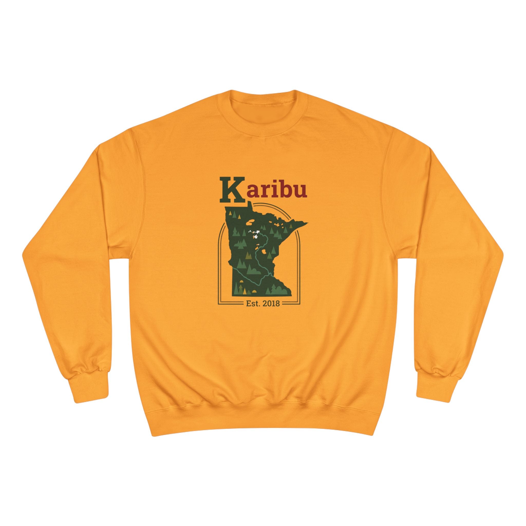 Sweatshirt — Karibu Minnesota Graphic Crewneck (Est. 2018)