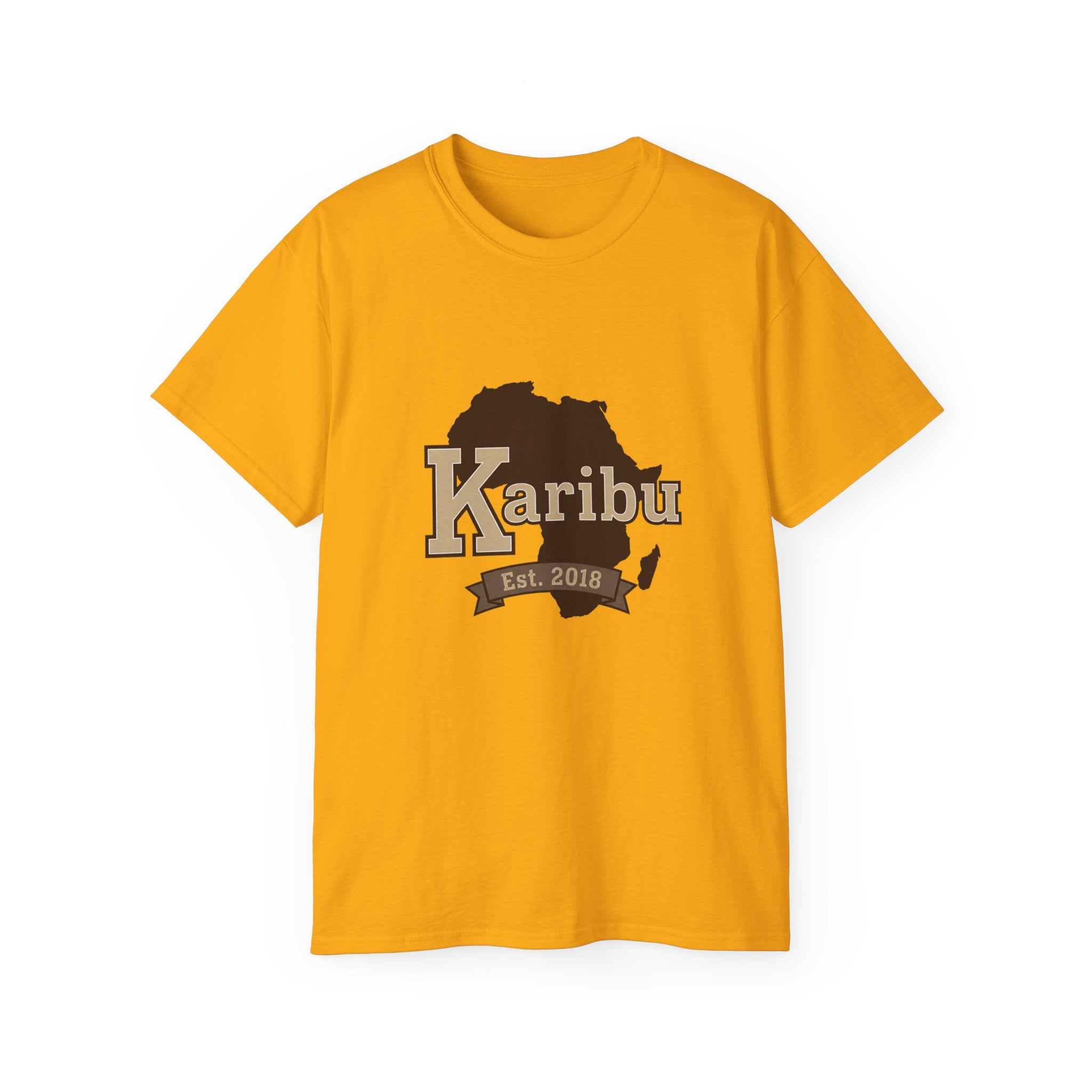 Karibu Africa Map T-Shirt — Est. 2018 Welcome Tee