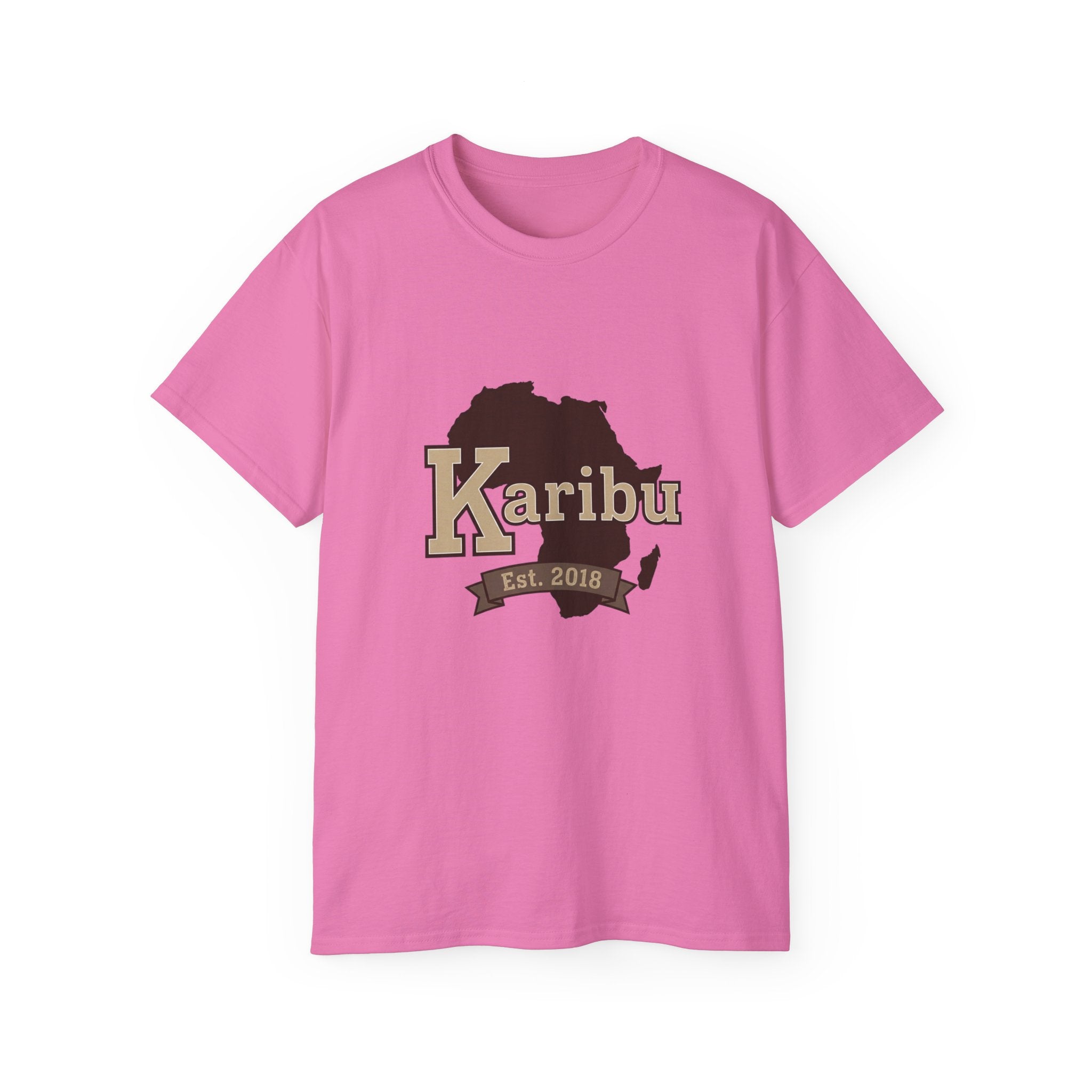 Karibu Africa Map T-Shirt — Est. 2018 Welcome Tee