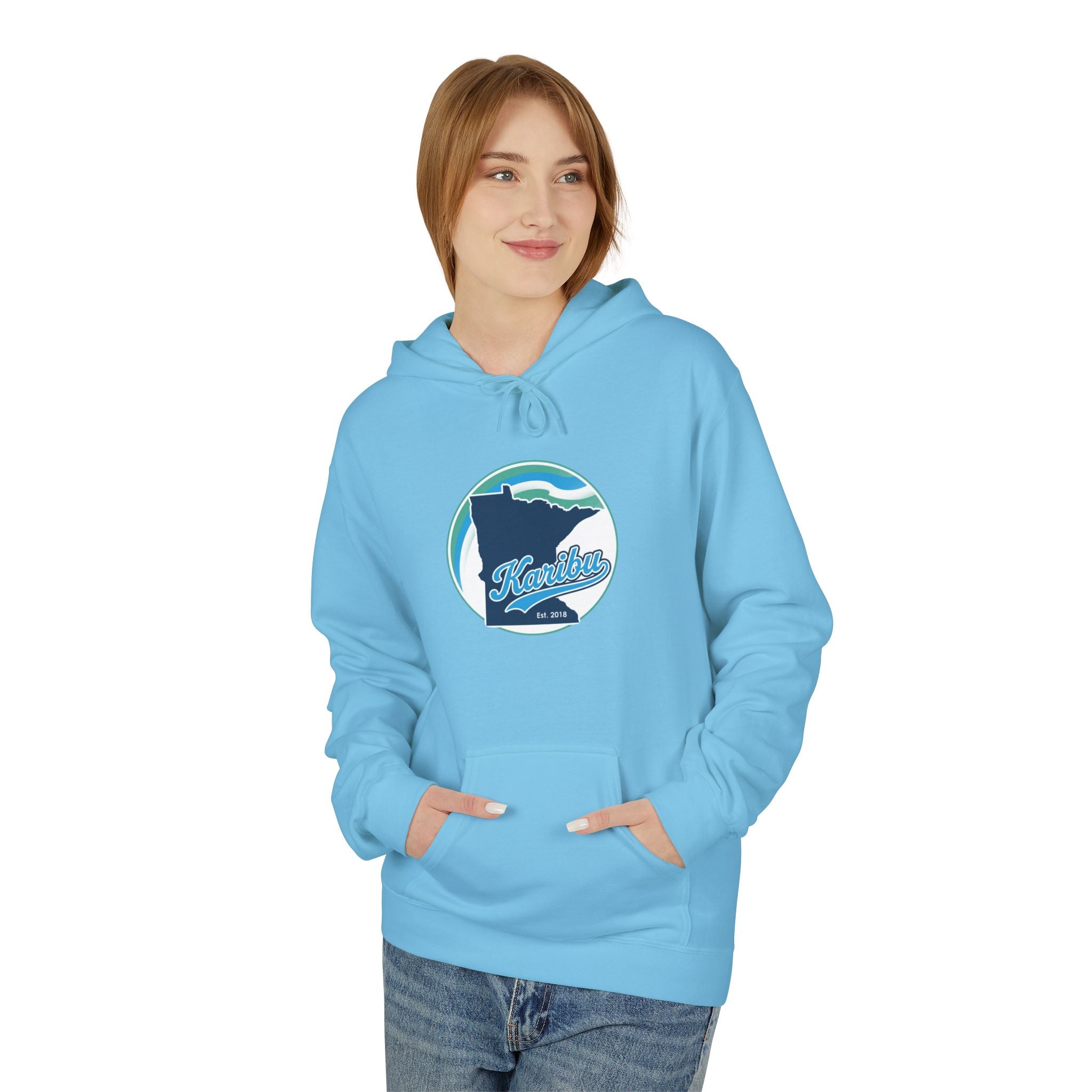 Retro Surf Whale Hoodie — 'Find the Way' Ocean Graphic Pullover