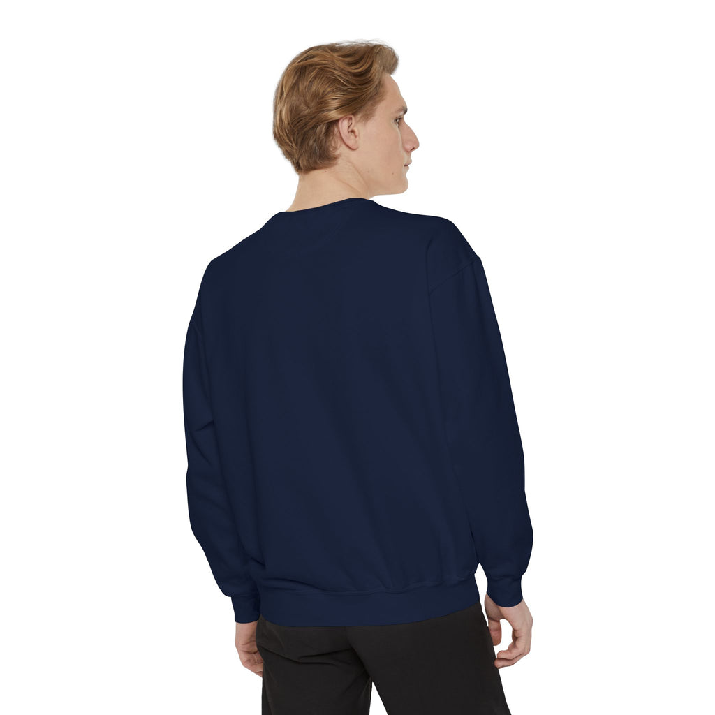 Karibu Crewneck Sweatshirt – Vintage Collegiate Est. 2018 Garment-Dyed Pullover