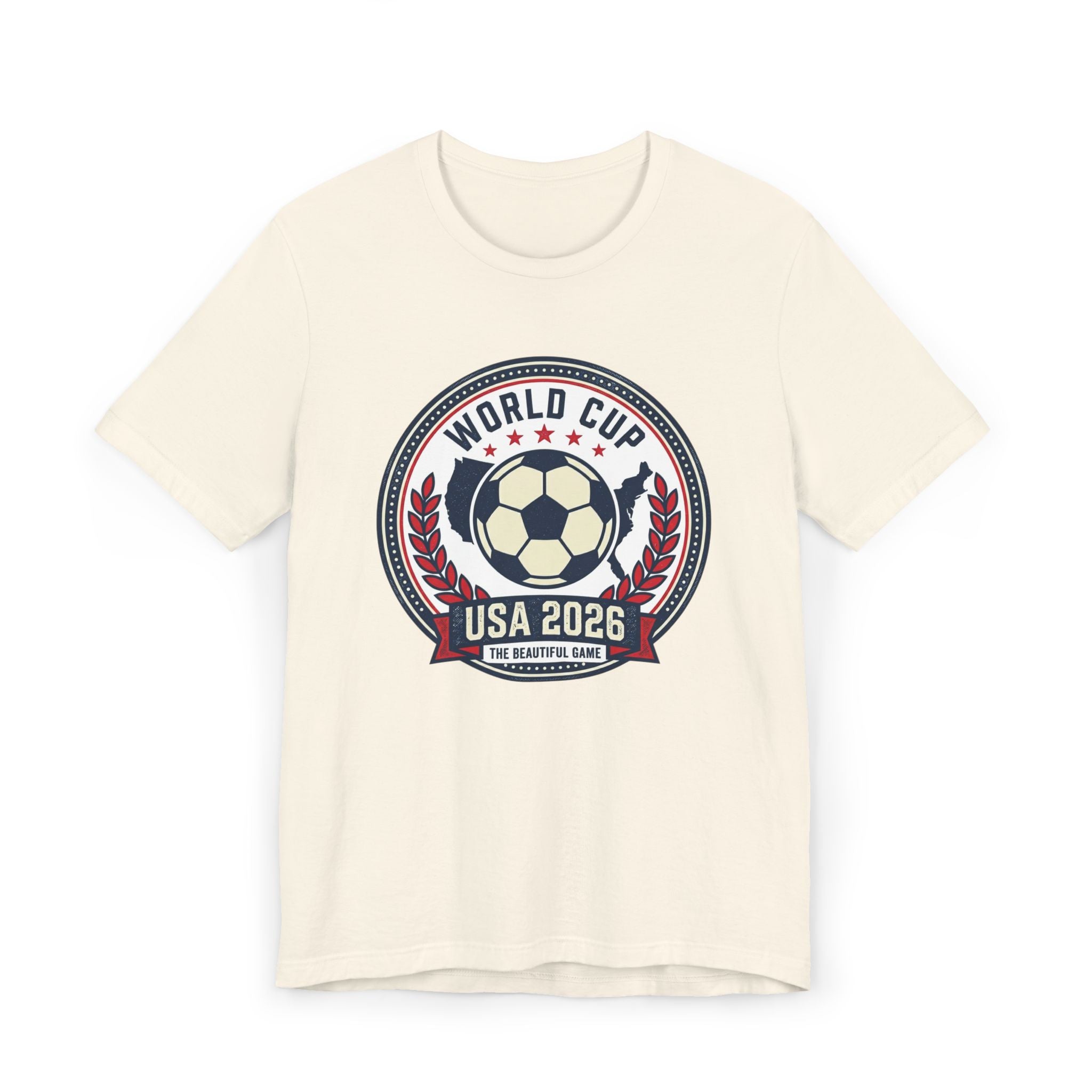 World Cup USA 2026 Soccer T-Shirt – 'The Beautiful Game' Fan Tee