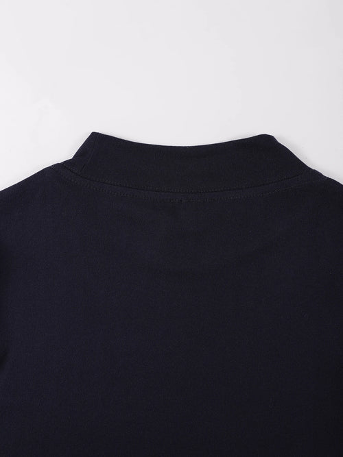 Chicago Black Gold Prints Inner Wear Man'S Autumn Winter Long Sleeve Shirt Velvet Fleece Mock Neck Tops Fit Thicken Clothing