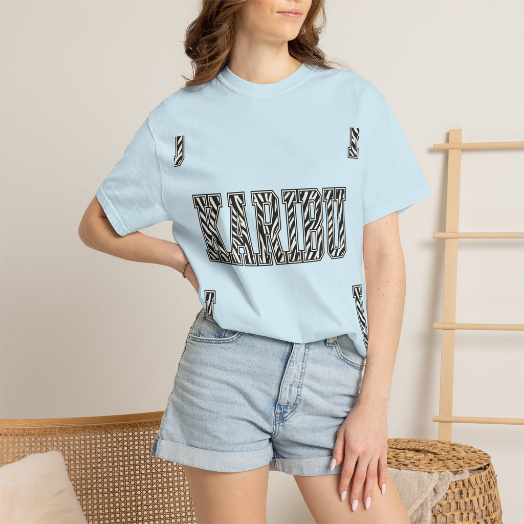 Karibu Zebra-Pattern T-Shirt