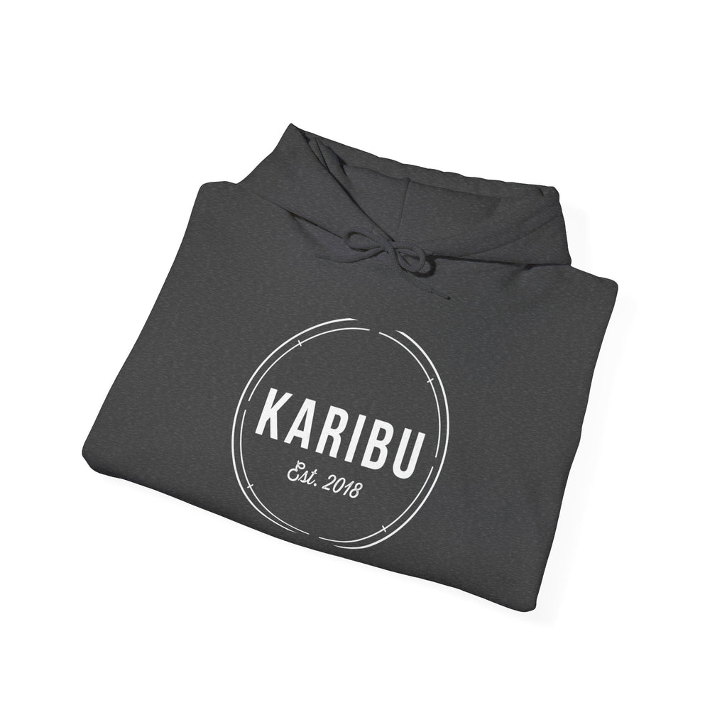 Karibu Est. 2018 Hoodie — Minimal Round Logo Pullover