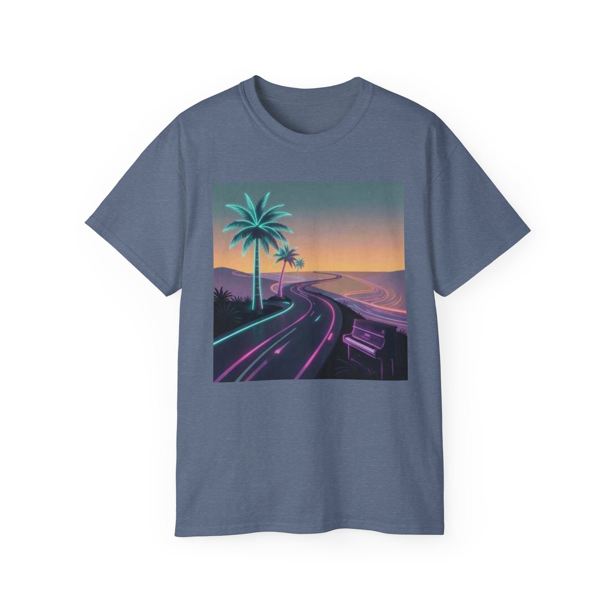 Retro Sunset Road T‑Shirt