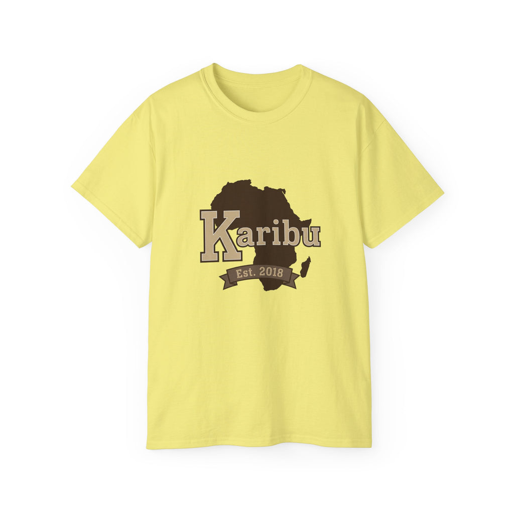 Karibu Africa Map T-Shirt — Est. 2018 Welcome Tee