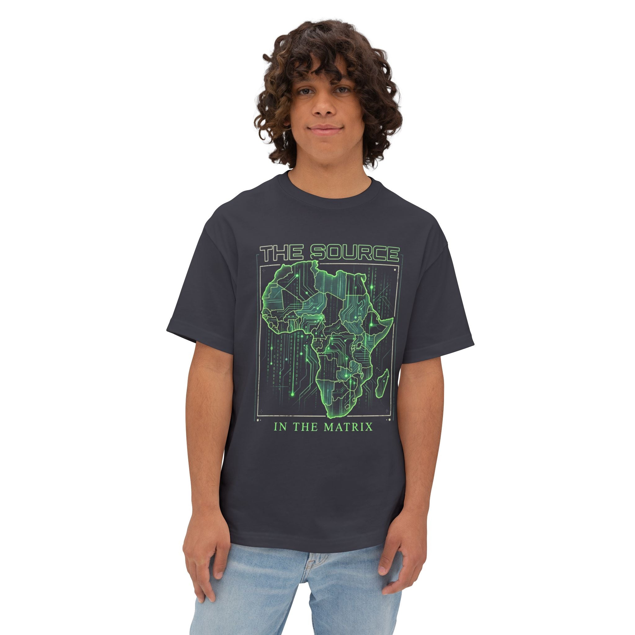 T-Shirt — "The Source: In the Matrix" Africa Tech Graphic Tee