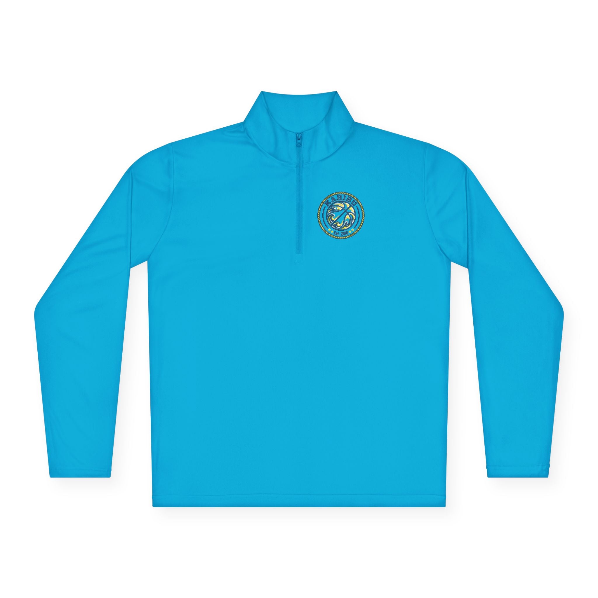 KARIBU Sports Basketball Quarter-Zip Pullover — Nautical Travel Vibe