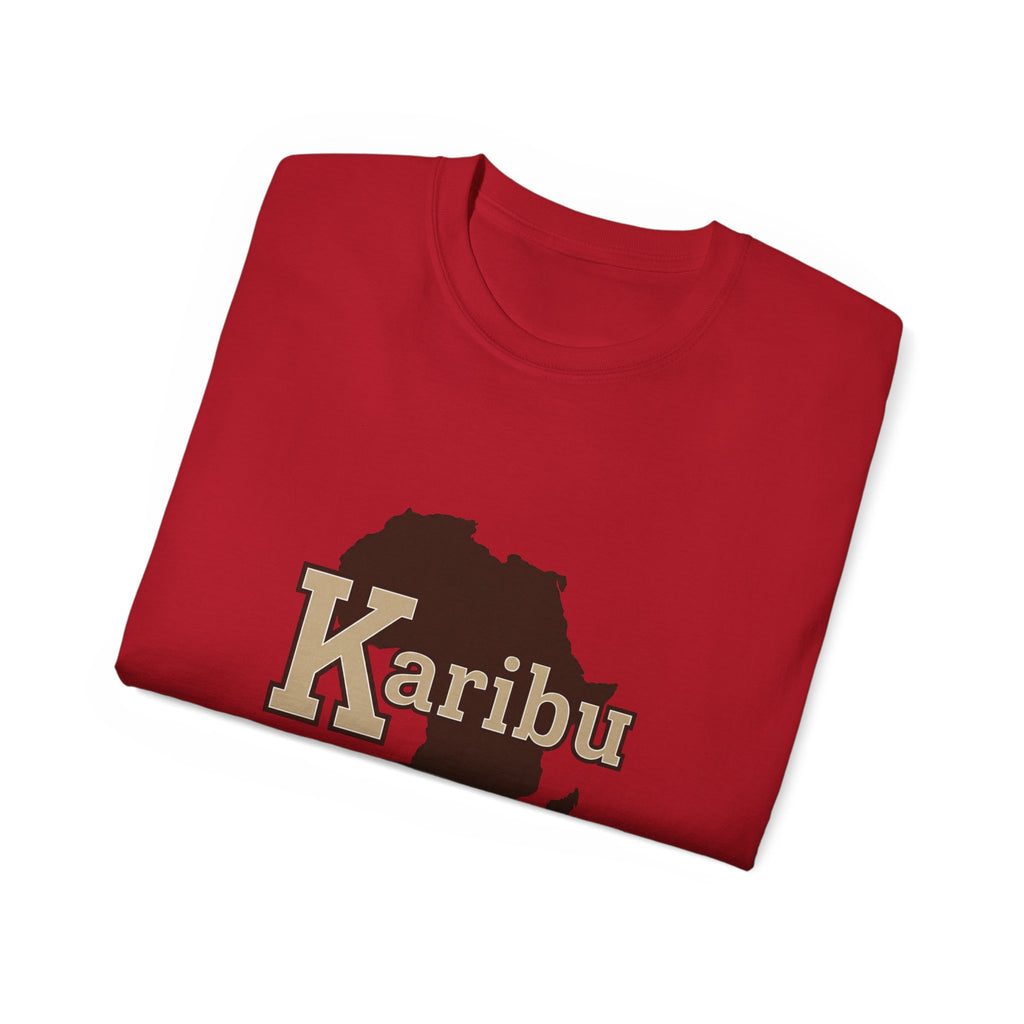 Karibu Africa Map T-Shirt — Est. 2018 Welcome Tee