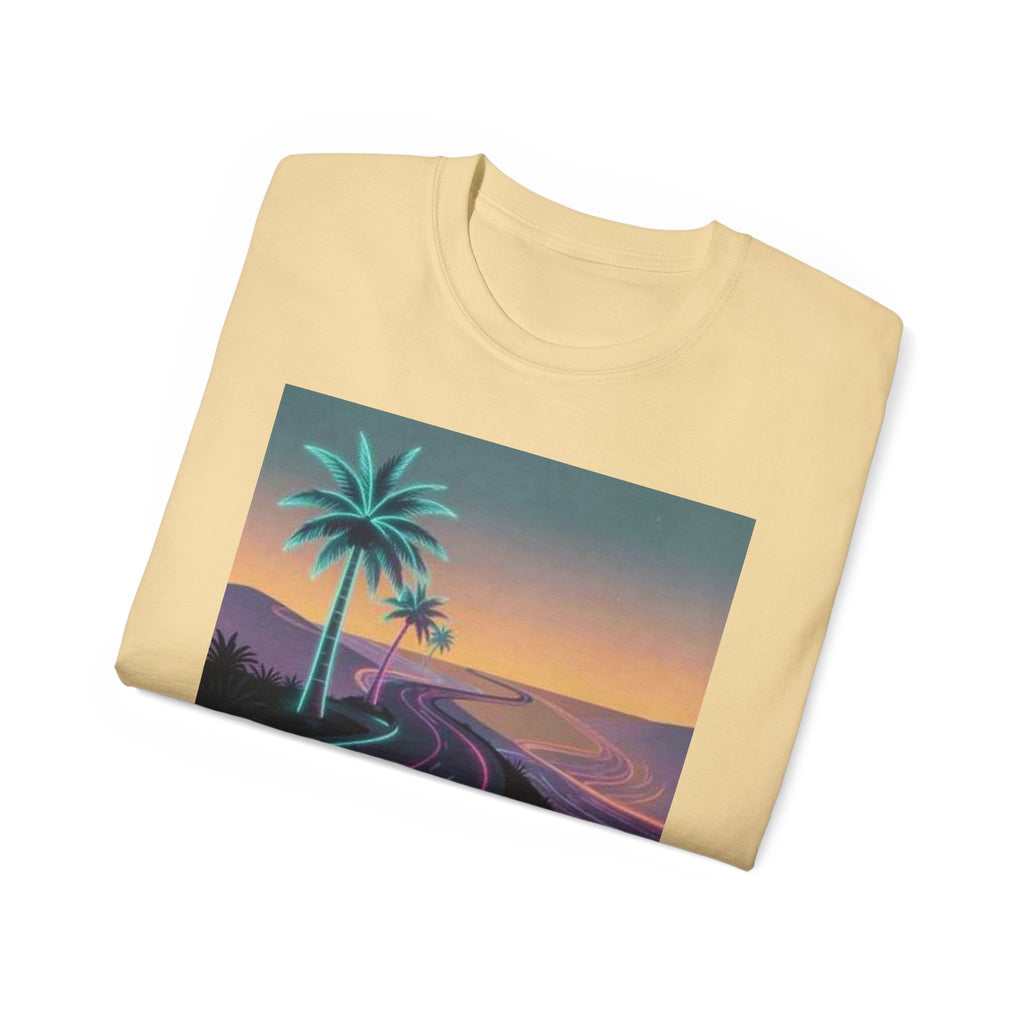 Retro Sunset Road T‑Shirt