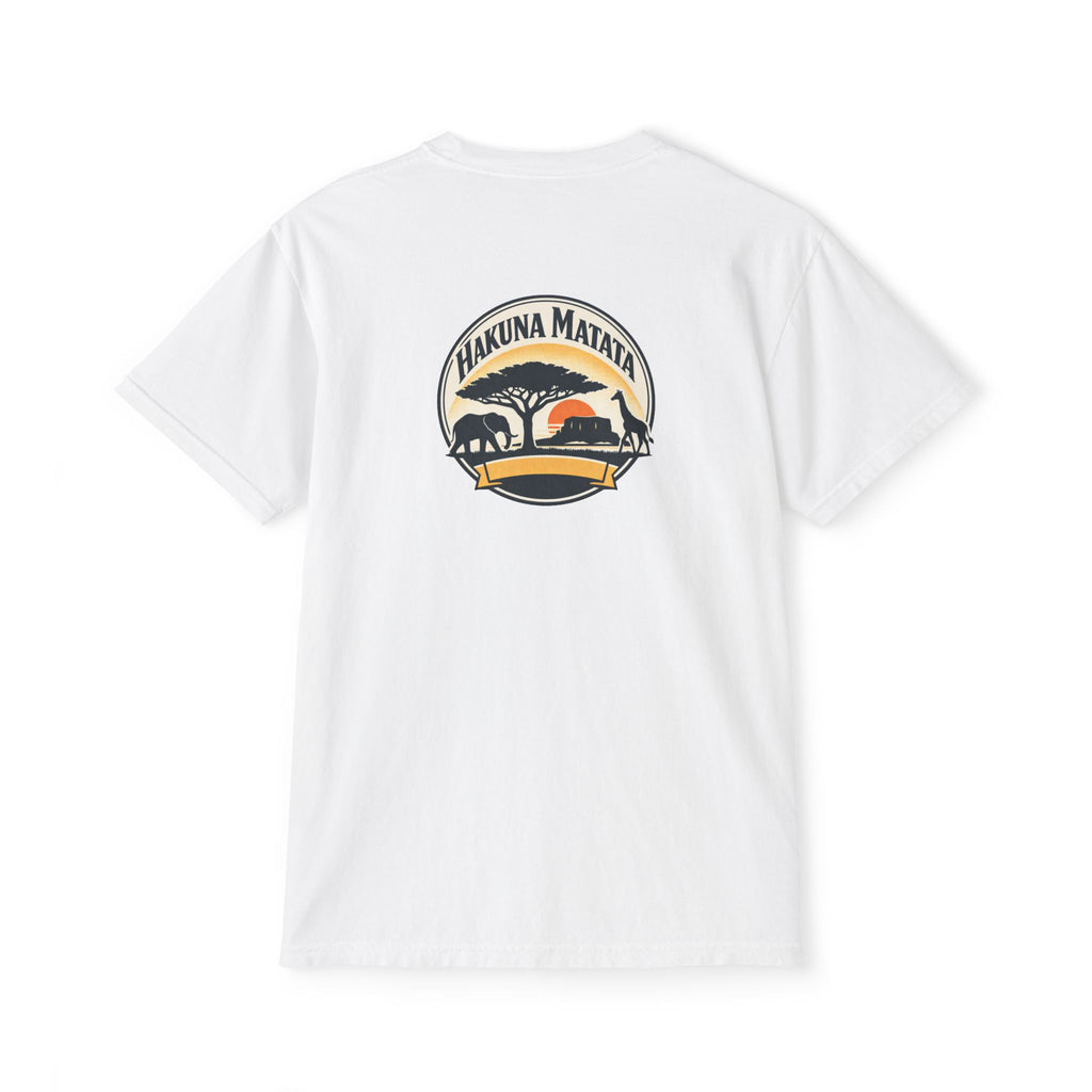 Hakuna Matata Pocket T‑Shirt — Retro Safari Graphic Tee