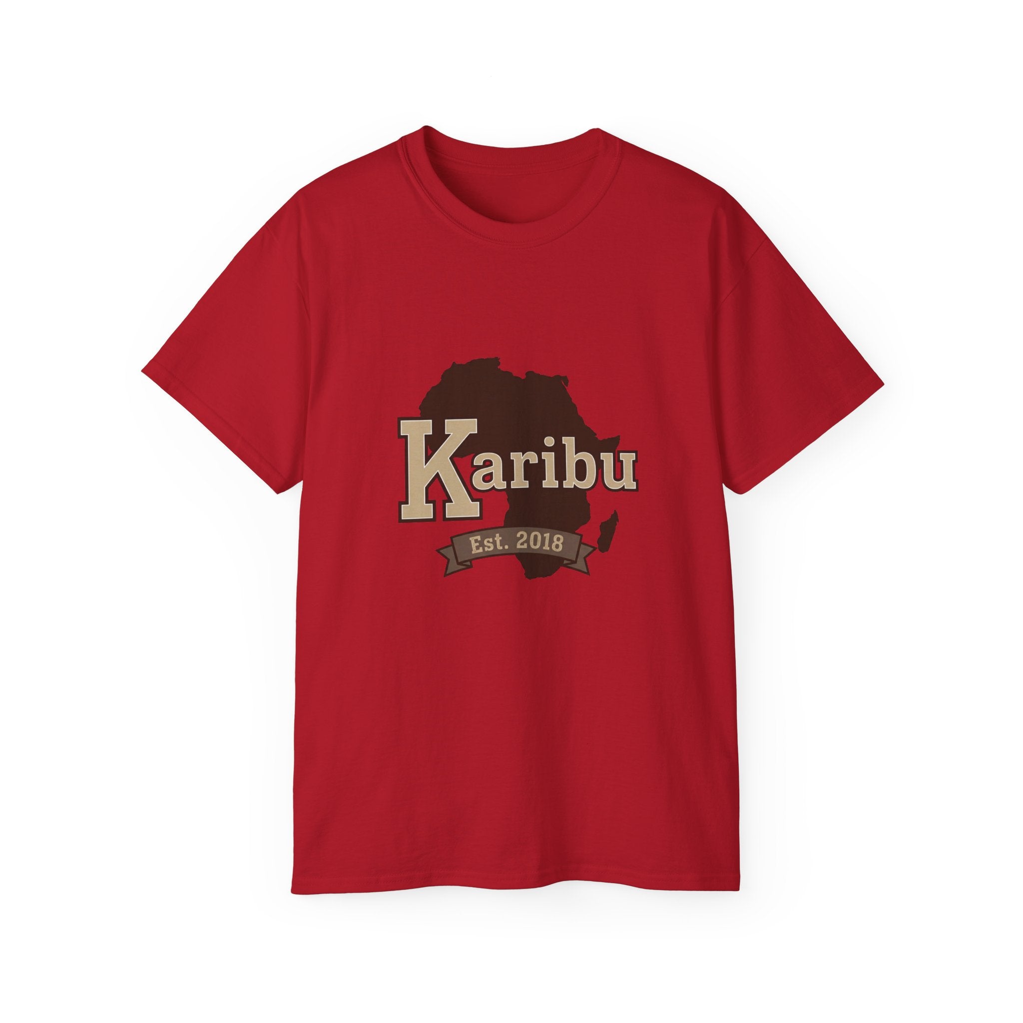 Karibu Africa Map T-Shirt — Est. 2018 Welcome Tee