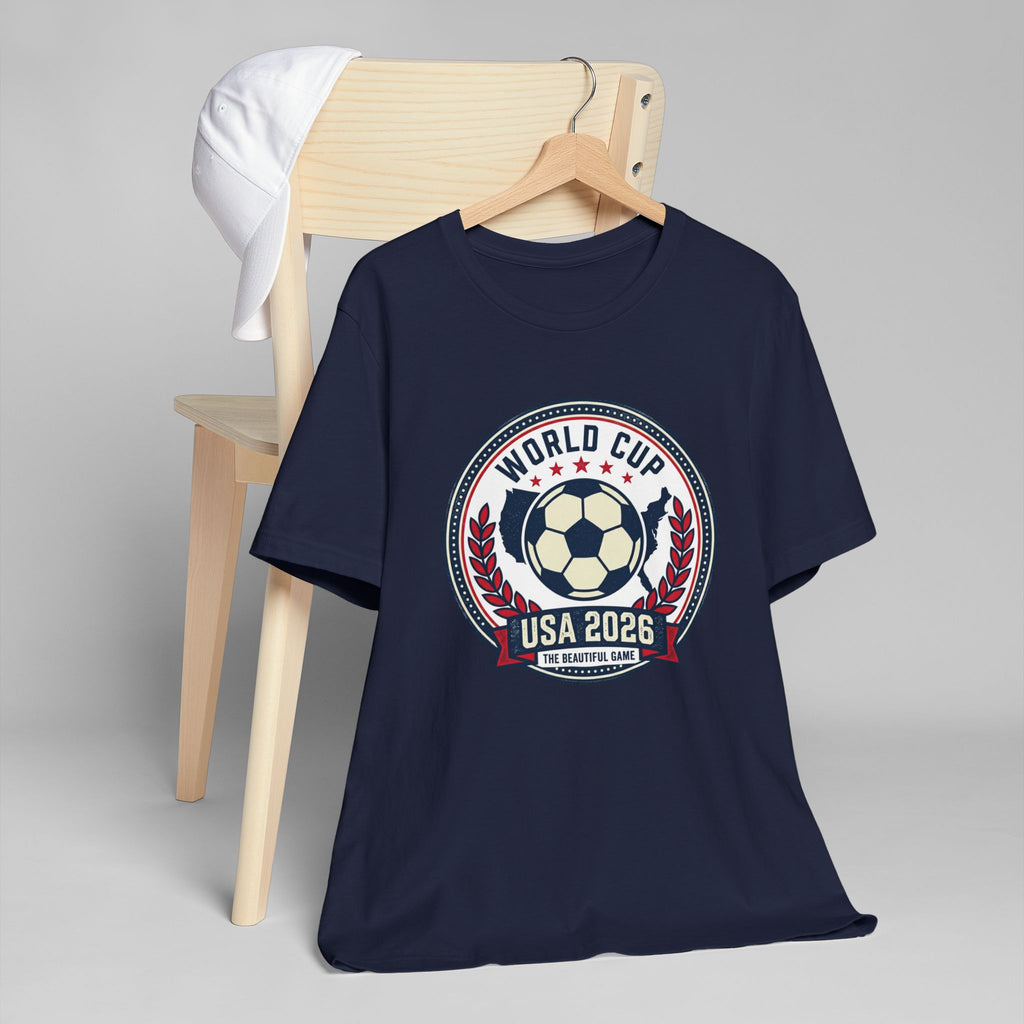 World Cup USA 2026 Soccer T-Shirt – 'The Beautiful Game' Fan Tee