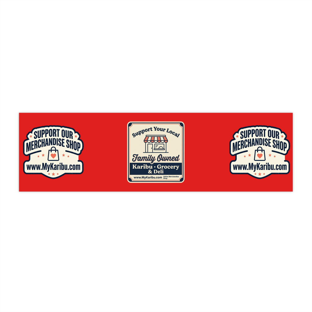 Bumper Sticker - "Support Our Merchandise Shop" Promotional Decal