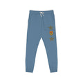 Vintage Army Green Sweatpants with Distressed Stars & Shield Patch