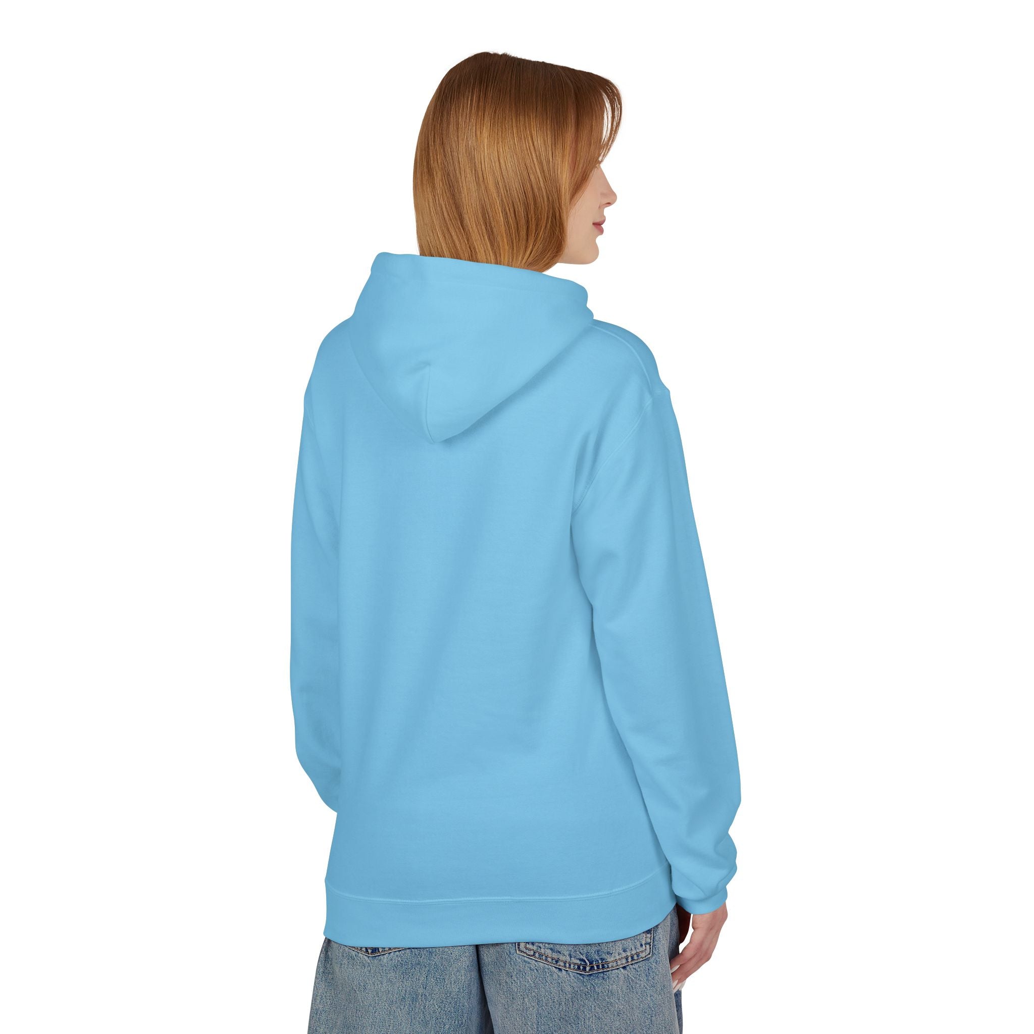Retro Surf Whale Hoodie — 'Find the Way' Ocean Graphic Pullover