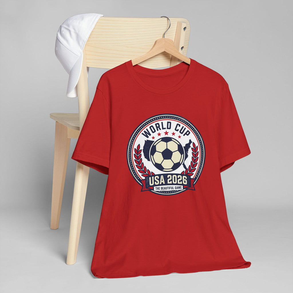 World Cup USA 2026 Soccer T-Shirt – 'The Beautiful Game' Fan Tee