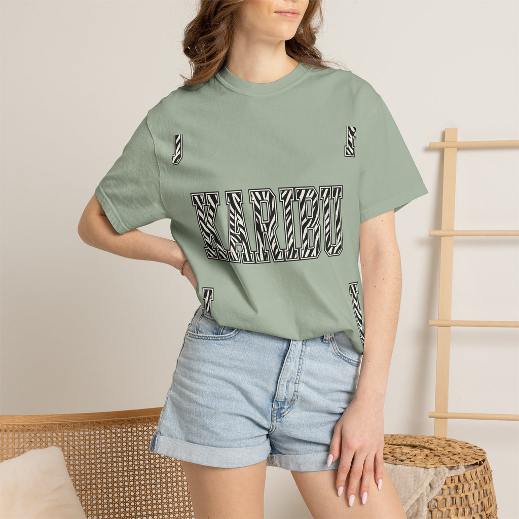 Karibu Zebra-Pattern T-Shirt