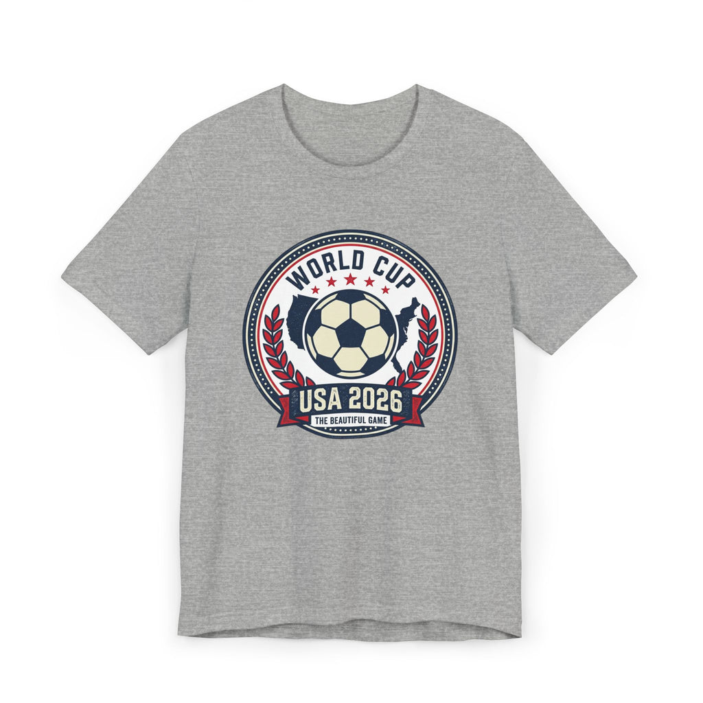 World Cup USA 2026 Soccer T-Shirt – 'The Beautiful Game' Fan Tee
