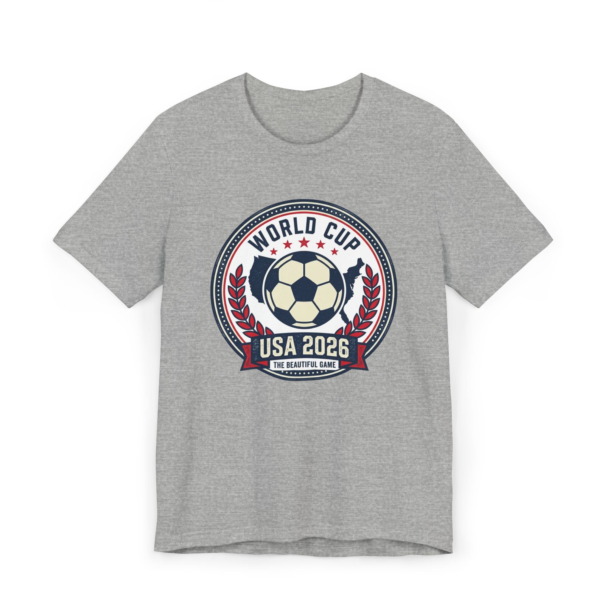 World Cup USA 2026 Soccer T-Shirt – 'The Beautiful Game' Fan Tee