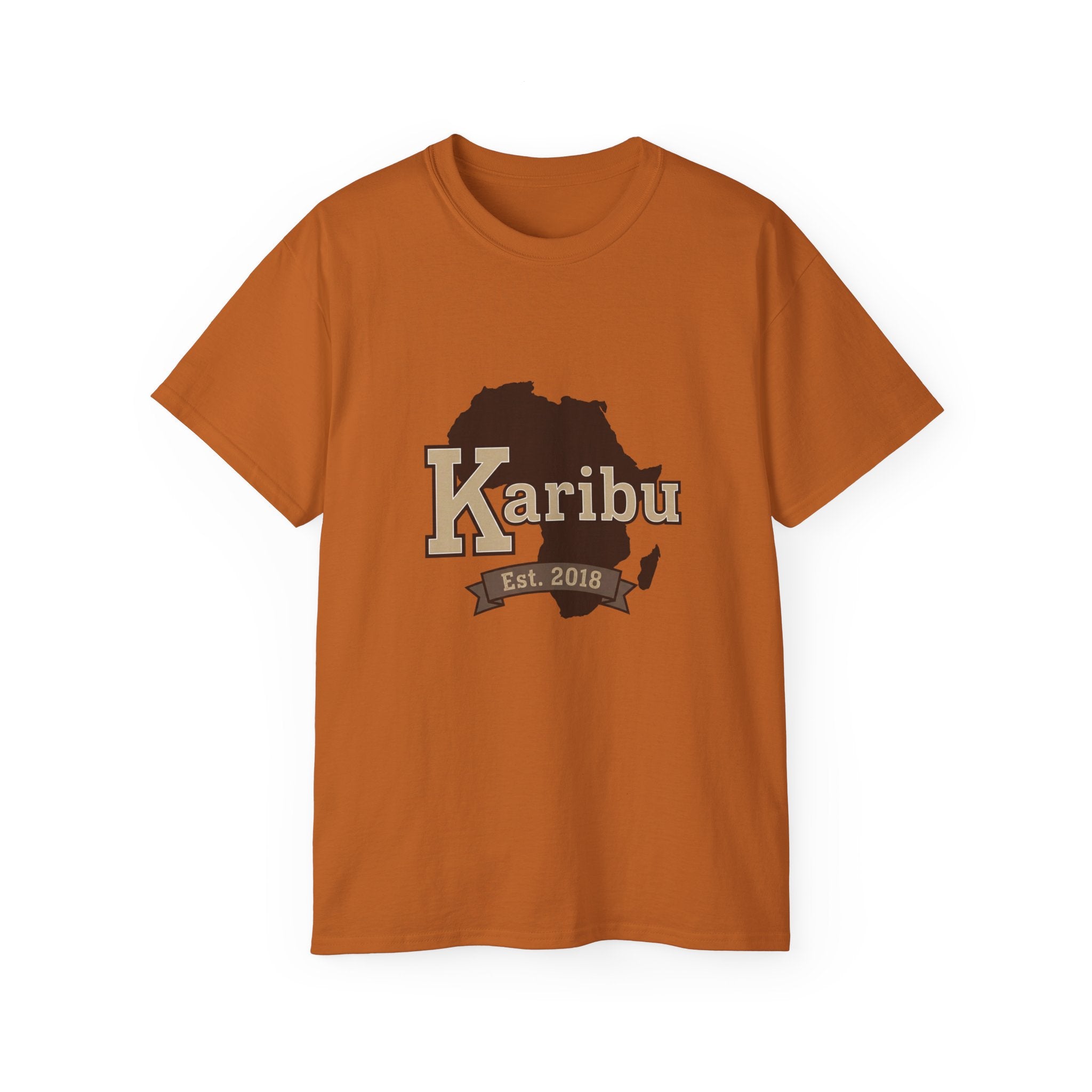 Karibu Africa Map T-Shirt — Est. 2018 Welcome Tee