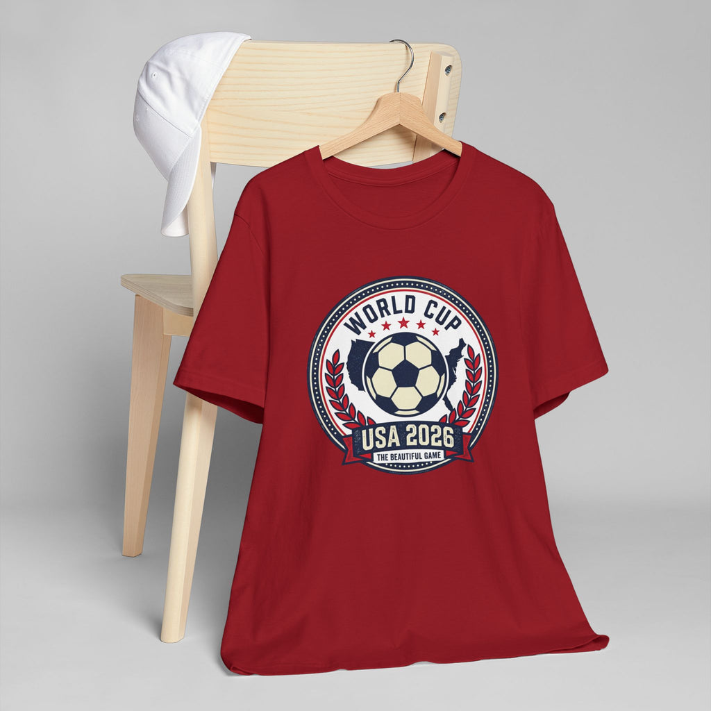 World Cup USA 2026 Soccer T-Shirt – 'The Beautiful Game' Fan Tee