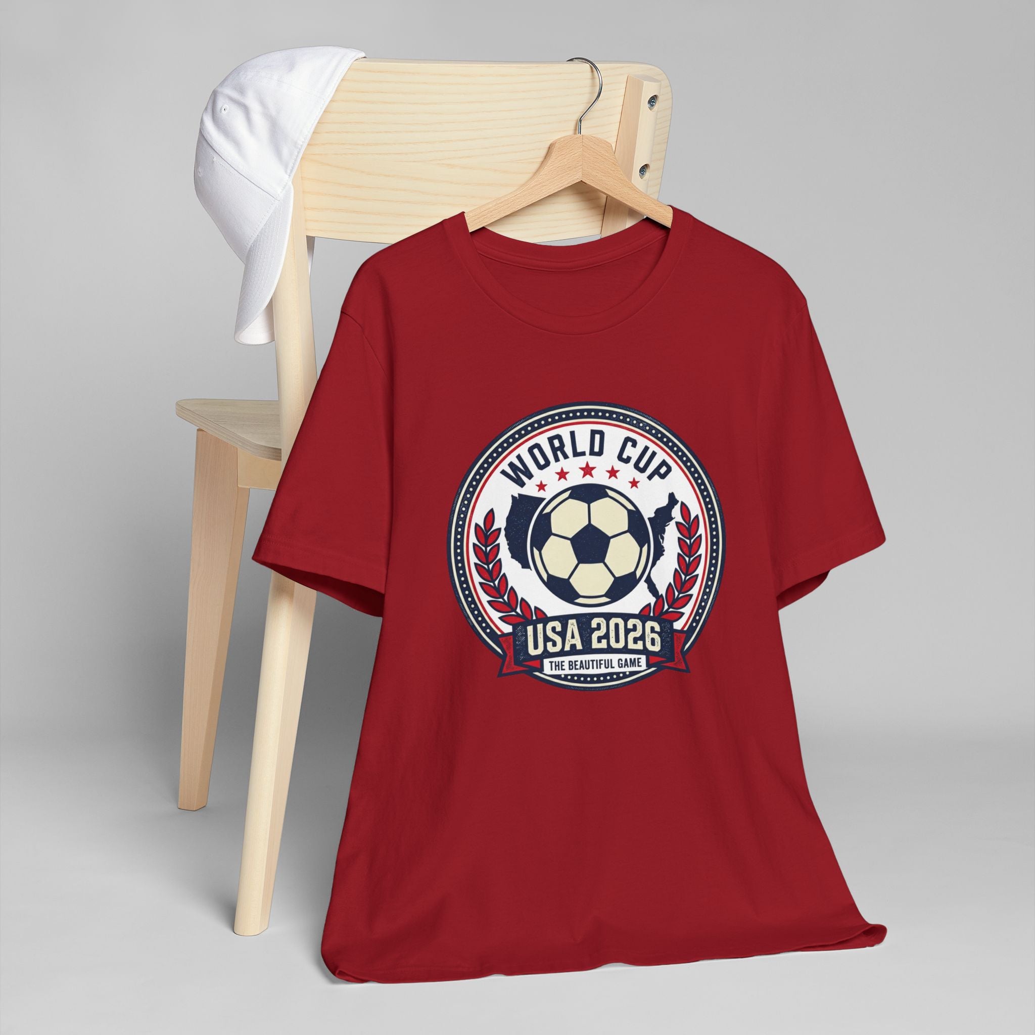 World Cup USA 2026 Soccer T-Shirt – 'The Beautiful Game' Fan Tee