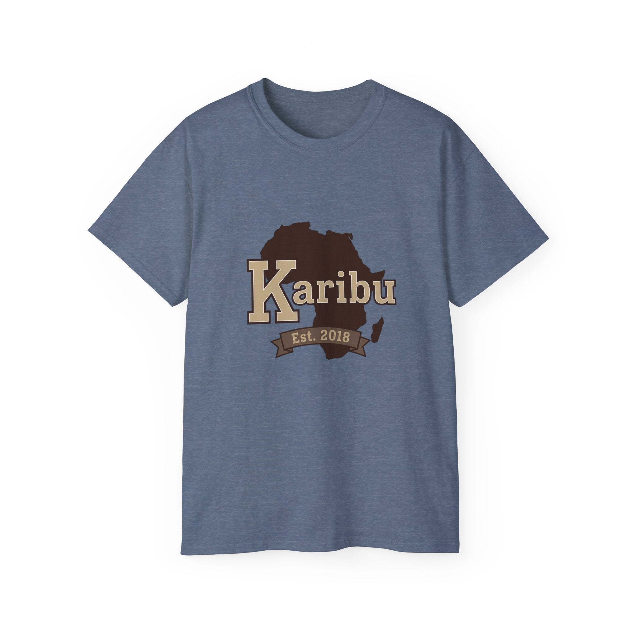 Karibu Africa Map T-Shirt — Est. 2018 Welcome Tee