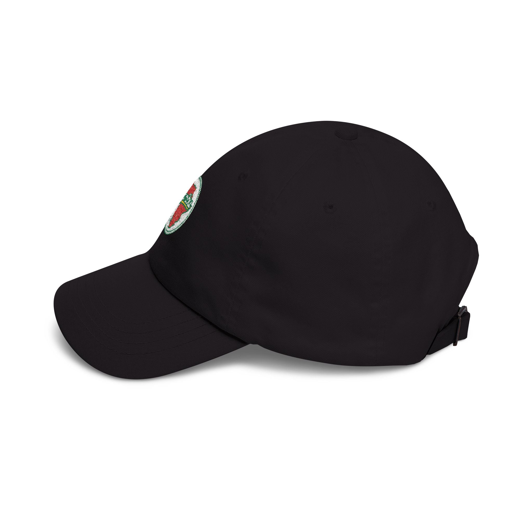 Dad Cap — Retro Strawberry 'Karibu' Embroidered Baseball Hat