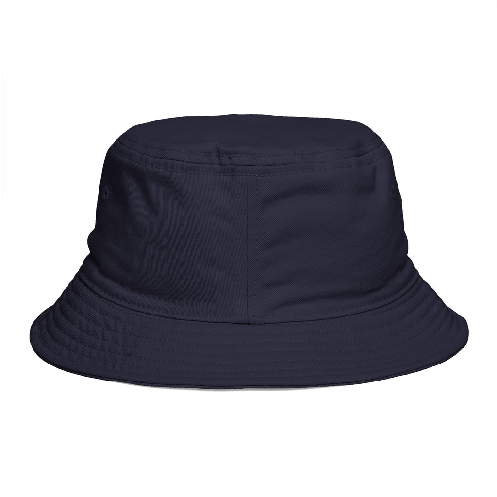 Tropical Palm Bucket Hat — Vintage Beach Sunset Design