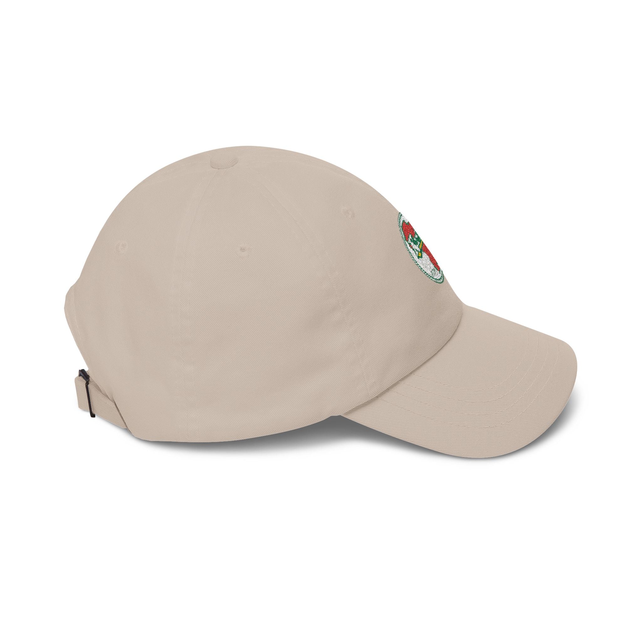 Dad Cap — Retro Strawberry 'Karibu' Embroidered Baseball Hat