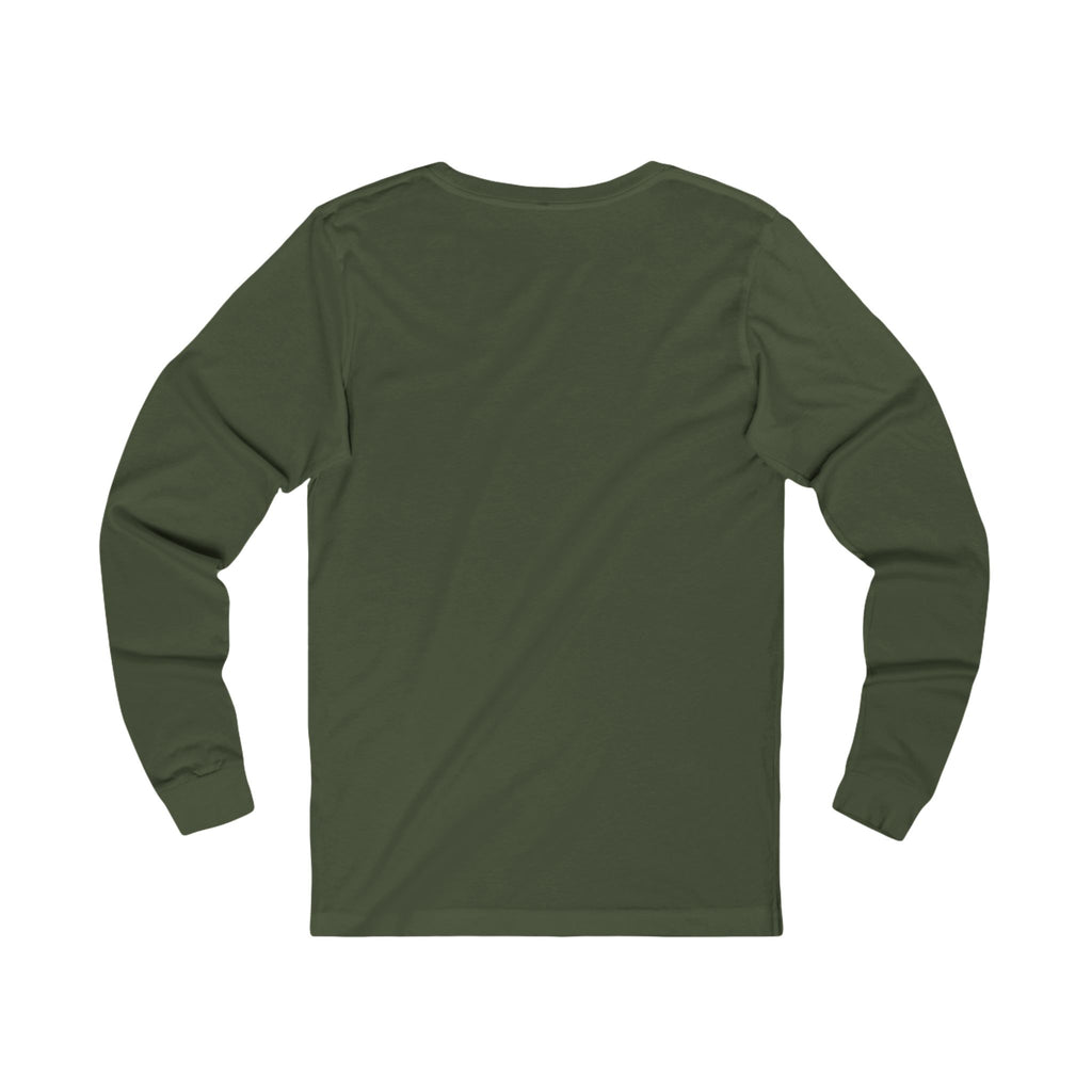 Karibu Vertical Repeat Long Sleeve Tee — Swahili Welcome Graphic Shirt