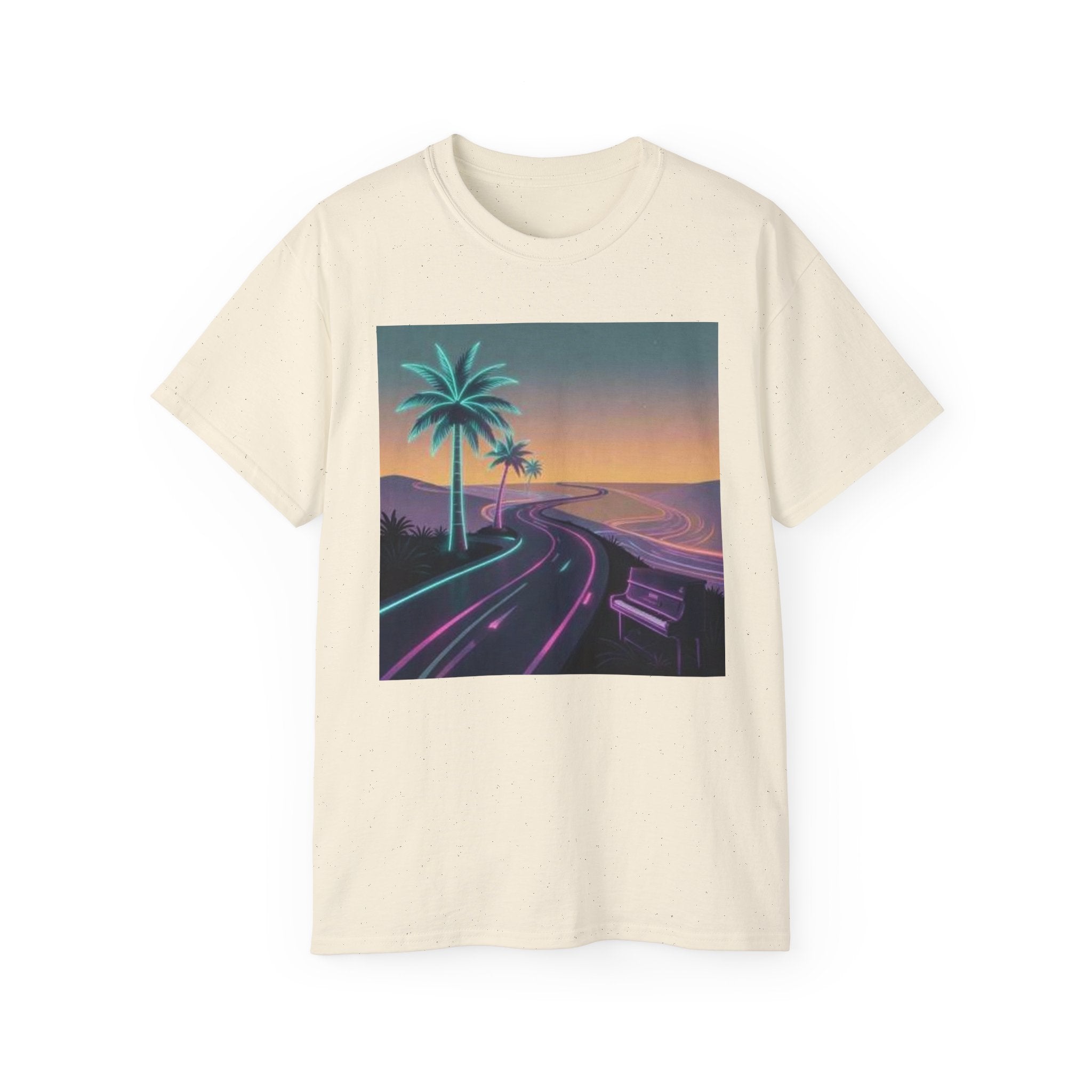 Retro Sunset Road T‑Shirt